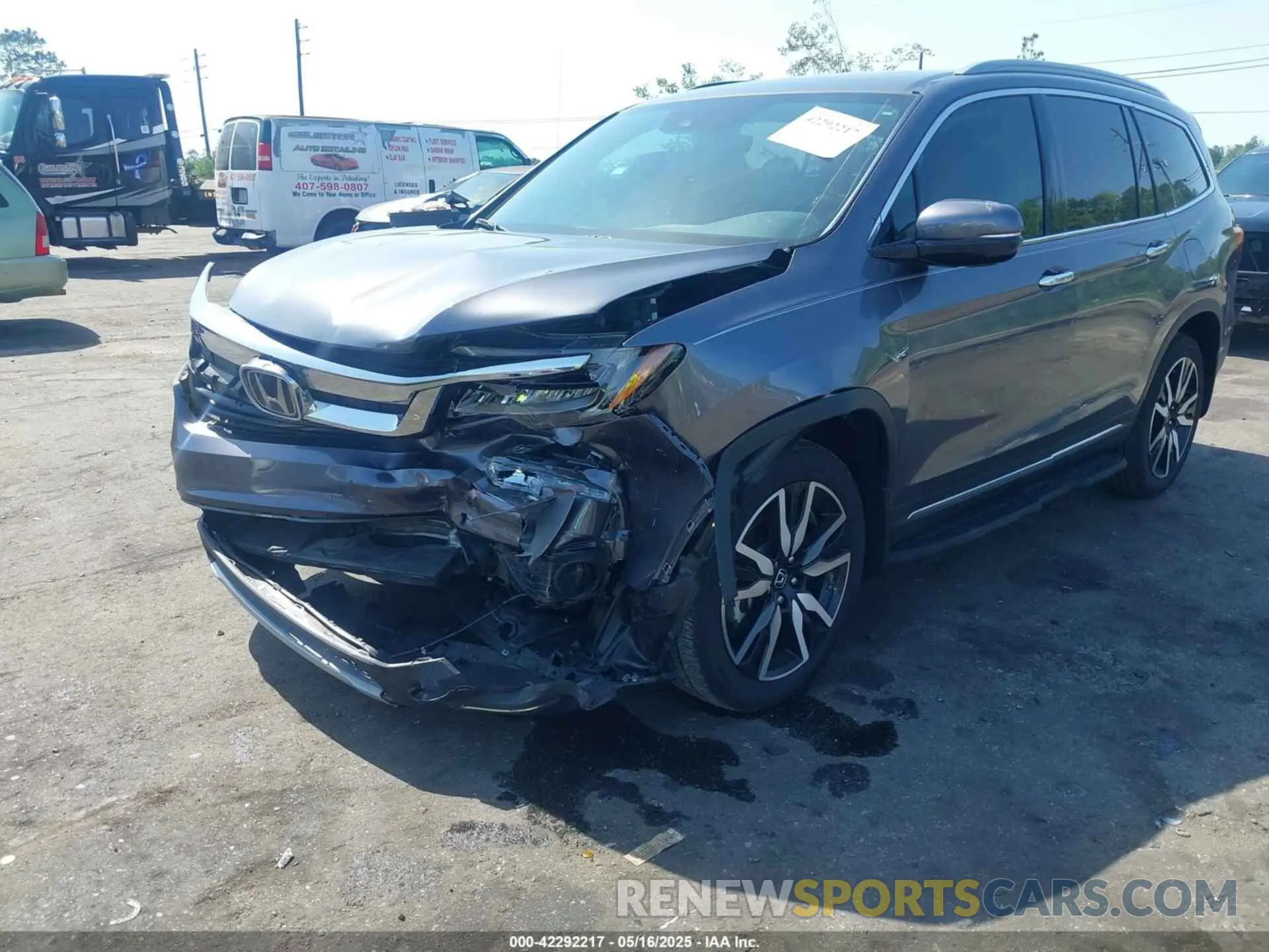 6 fotografías del automóvil dañado 5FNYF5H6XMB035630 HONDA PILOT 2021