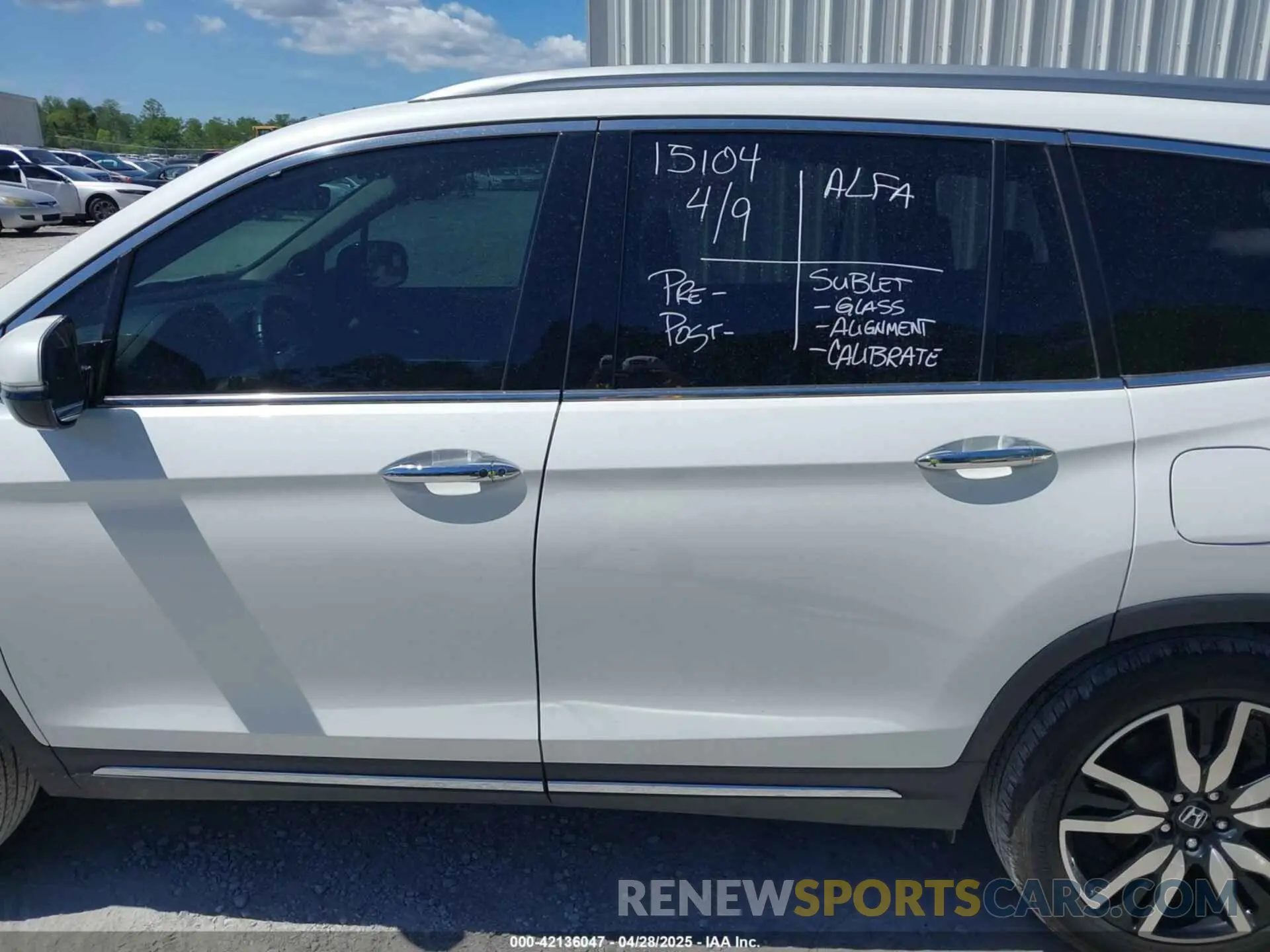15 fotografías del automóvil dañado 5FNYF5H98MB073807 HONDA PILOT 2021