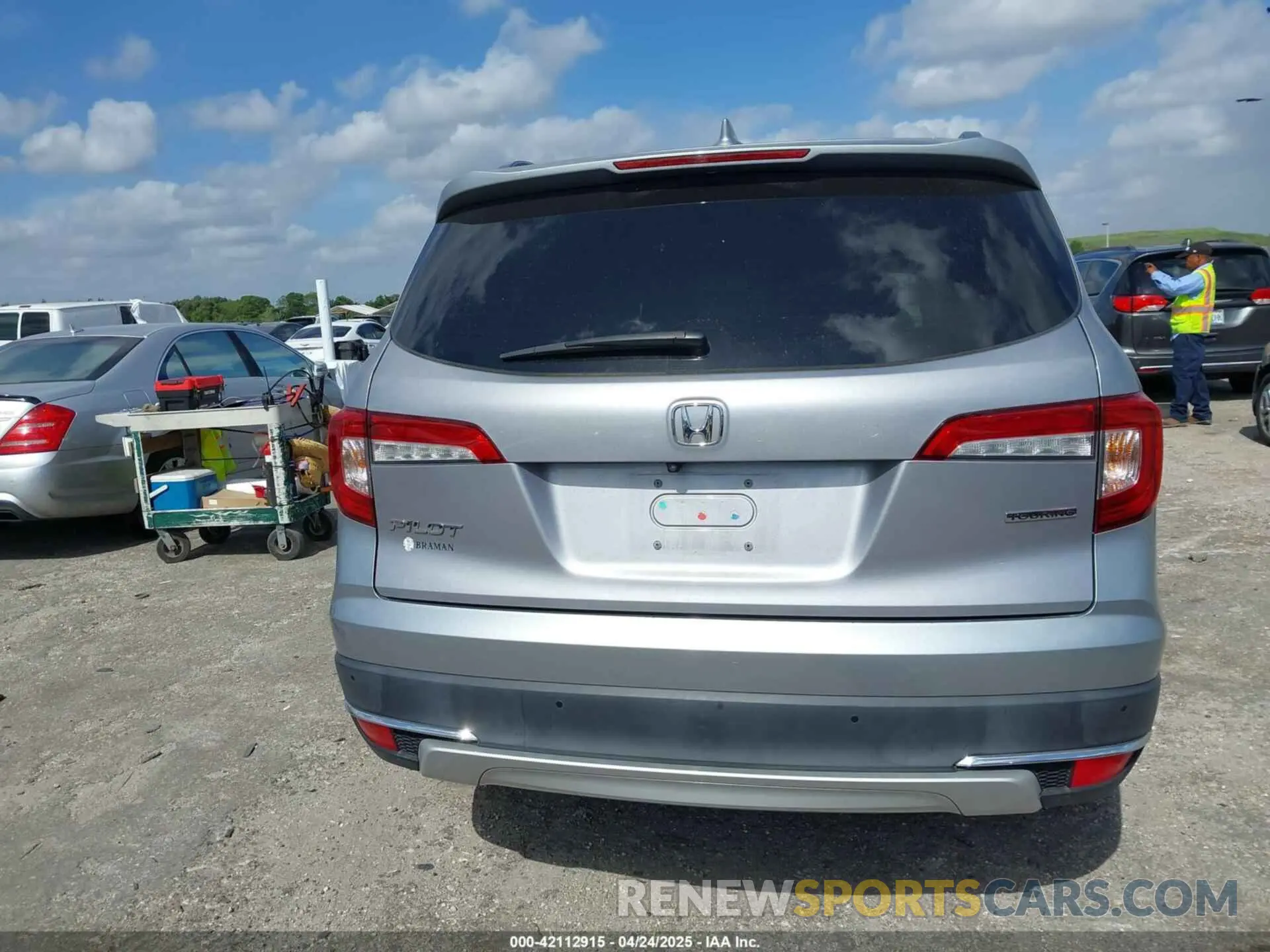 15 fotografías del automóvil dañado 5FNYF5H99MB041638 HONDA PILOT 2021