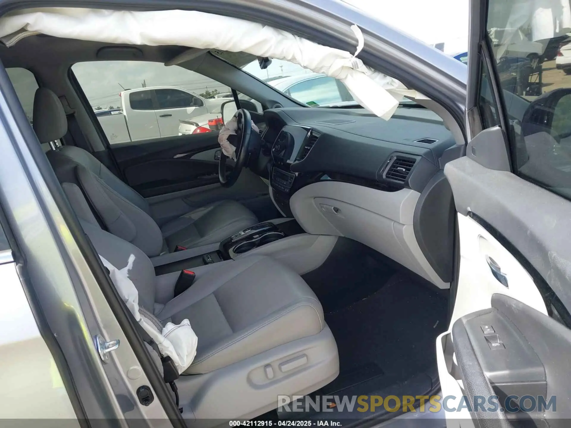 5 fotografías del automóvil dañado 5FNYF5H99MB041638 HONDA PILOT 2021