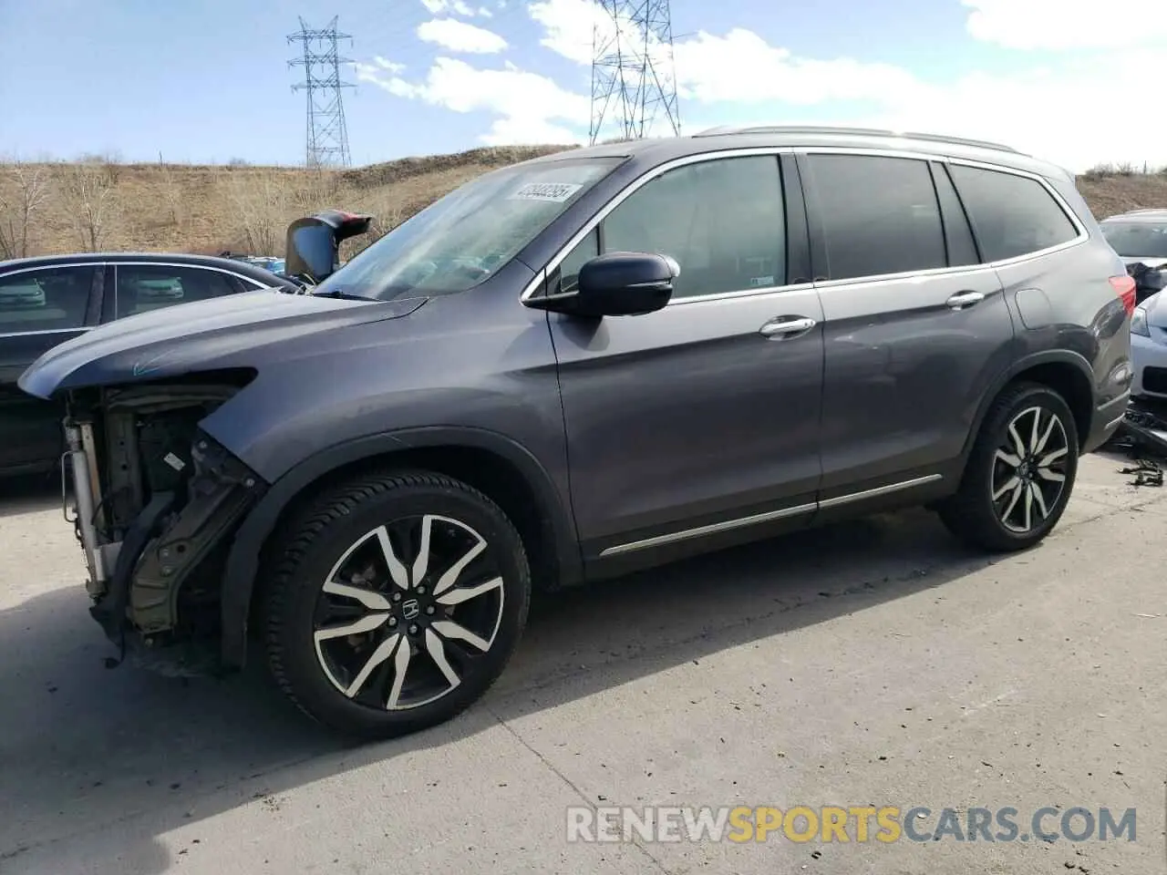 1 fotografías del automóvil dañado 5FNYF6H01MB030690 HONDA PILOT 2021
