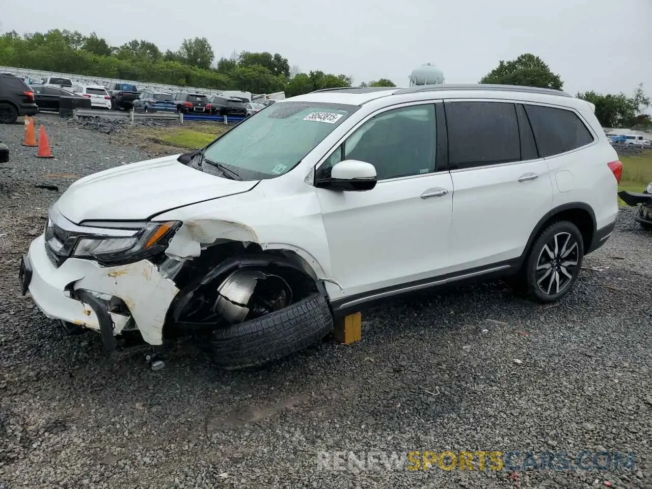 1 fotografías del automóvil dañado 5FNYF6H01MB057789 HONDA PILOT 2021