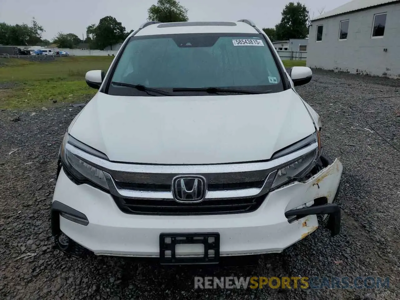 5 fotografías del automóvil dañado 5FNYF6H01MB057789 HONDA PILOT 2021