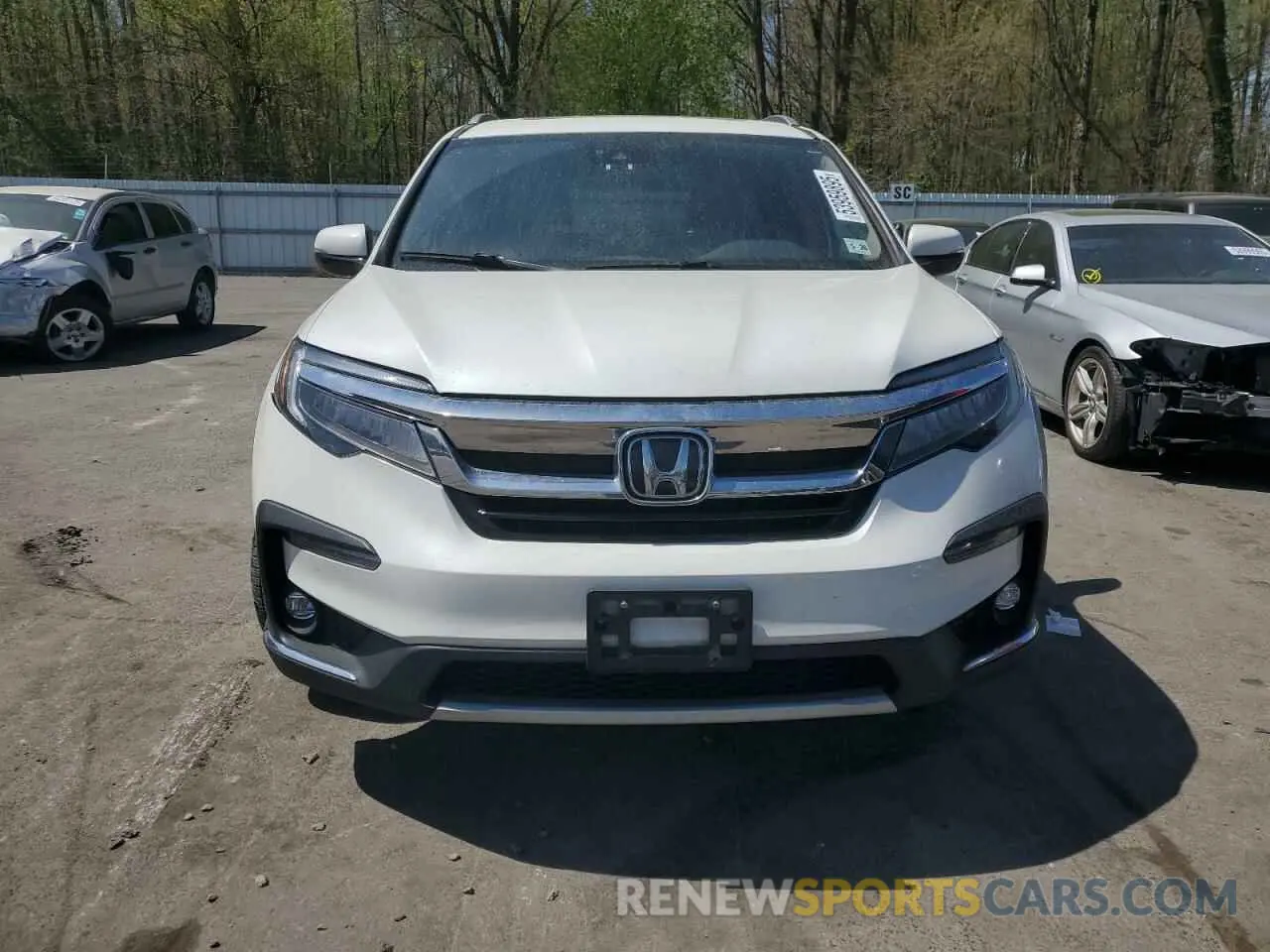 5 fotografías del automóvil dañado 5FNYF6H02MB070597 HONDA PILOT 2021