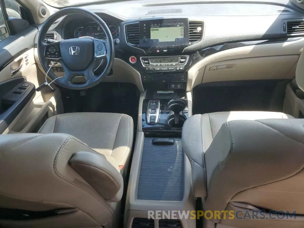 8 fotografías del automóvil dañado 5FNYF6H02MB070597 HONDA PILOT 2021