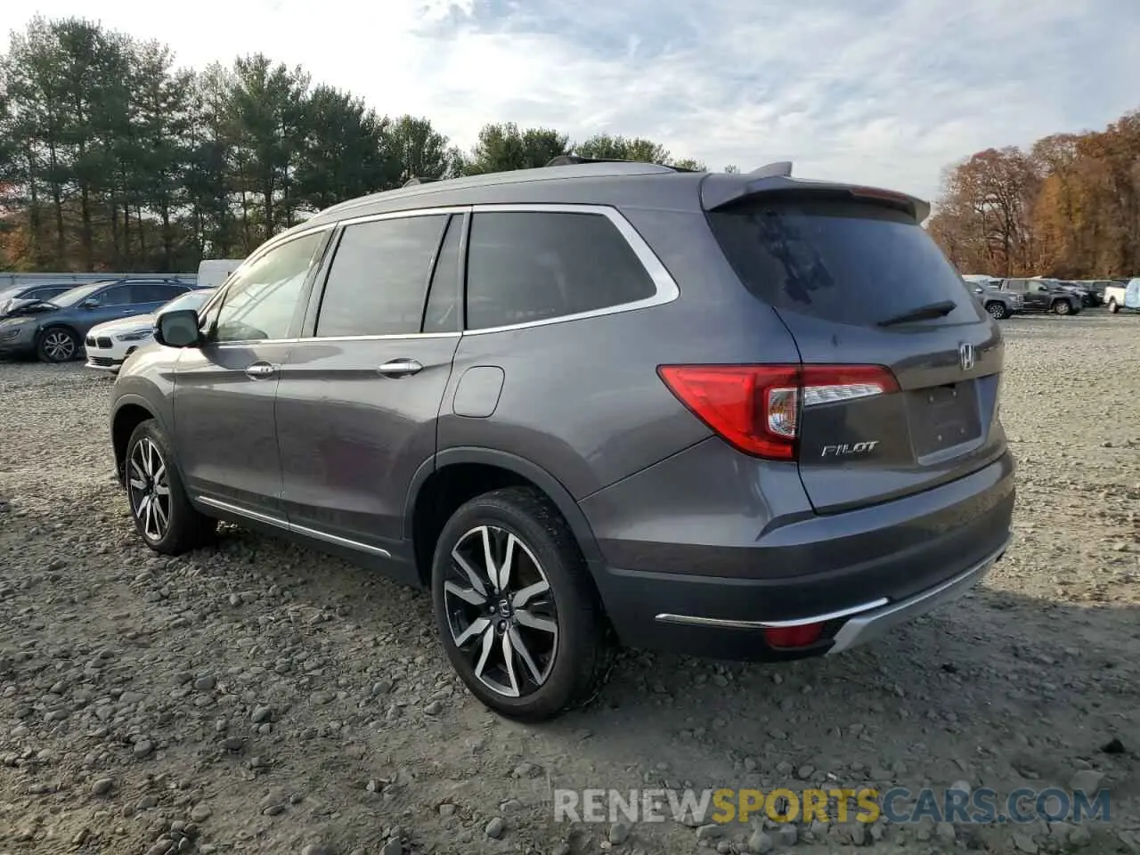 2 fotografías del automóvil dañado 5FNYF6H04MB035043 HONDA PILOT 2021