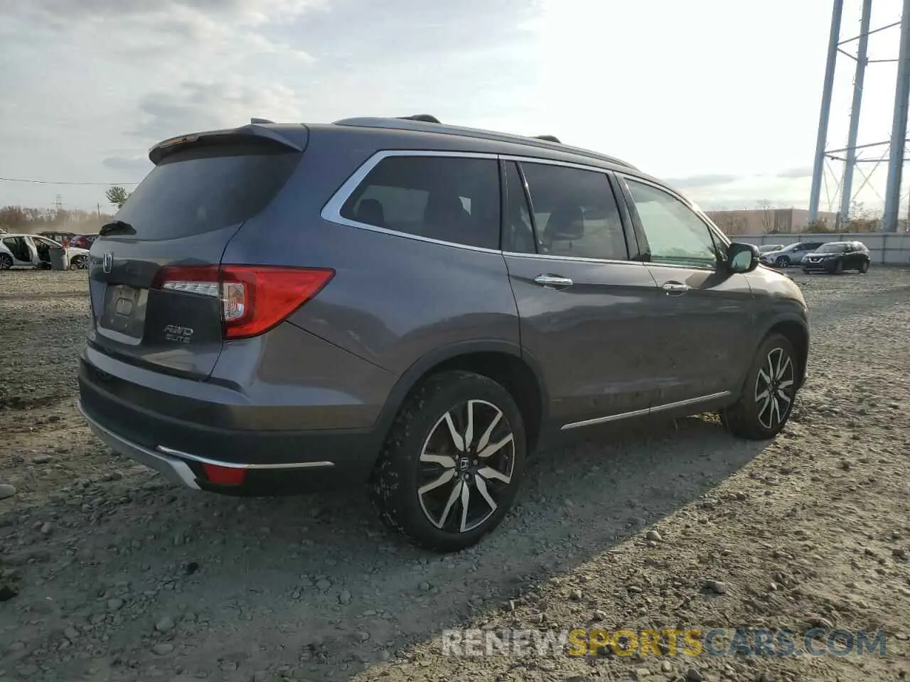 3 fotografías del automóvil dañado 5FNYF6H04MB035043 HONDA PILOT 2021