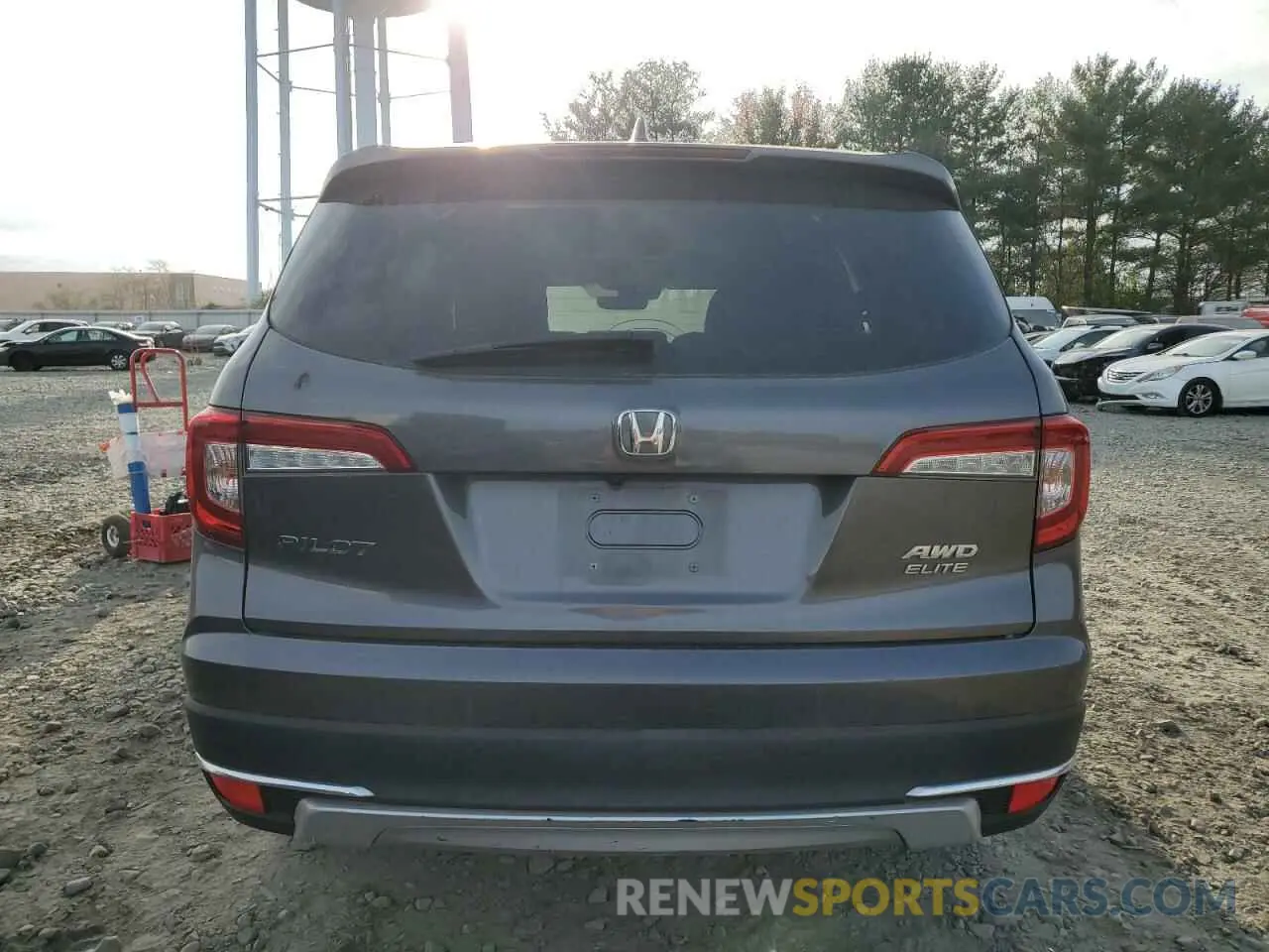 6 fotografías del automóvil dañado 5FNYF6H04MB035043 HONDA PILOT 2021