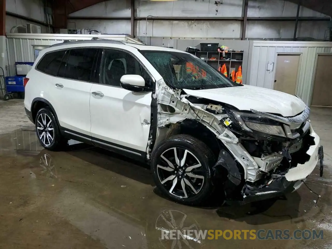 4 fotografías del automóvil dañado 5FNYF6H06MB045864 HONDA PILOT 2021