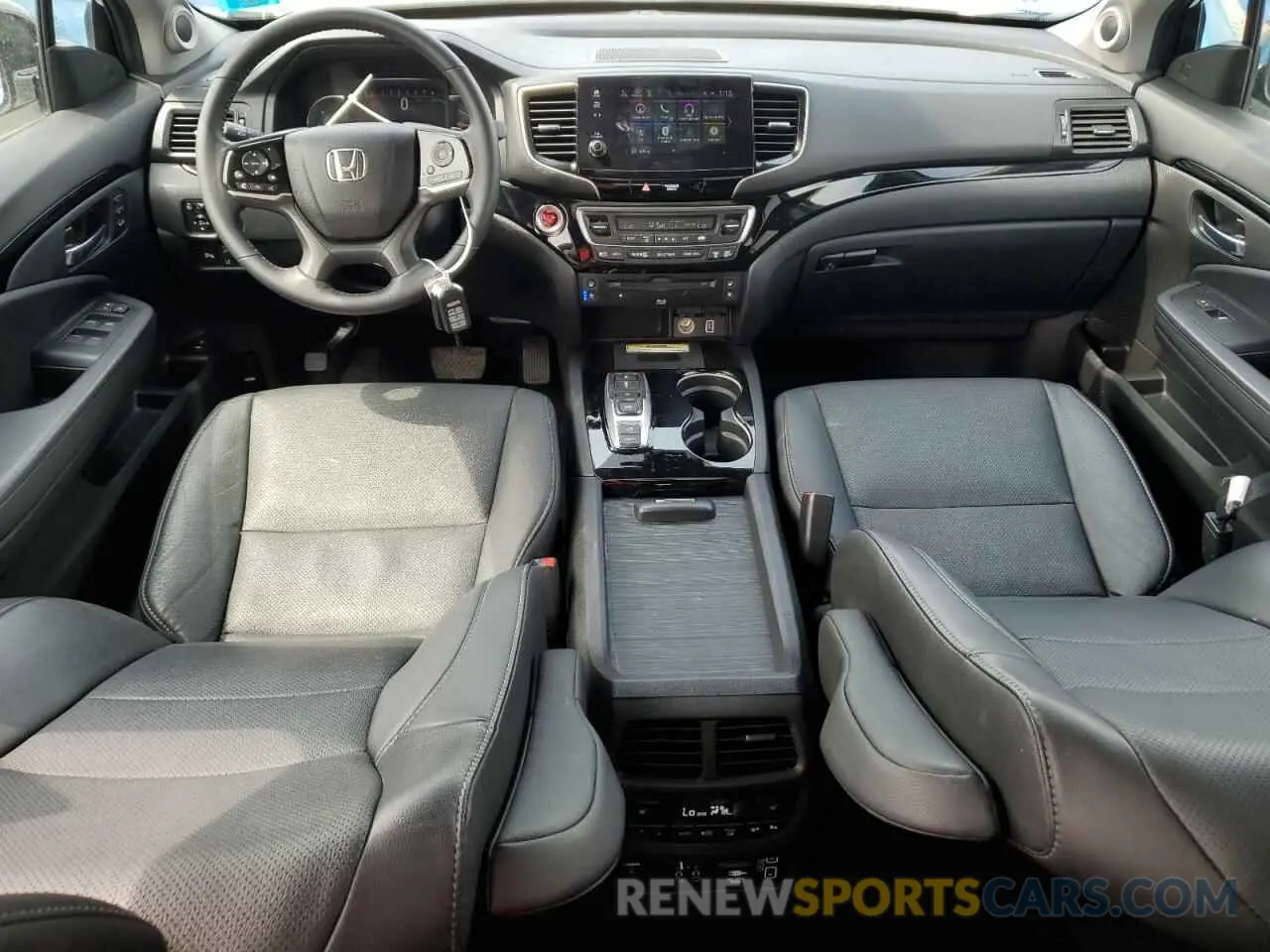 8 fotografías del automóvil dañado 5FNYF6H06MB045864 HONDA PILOT 2021