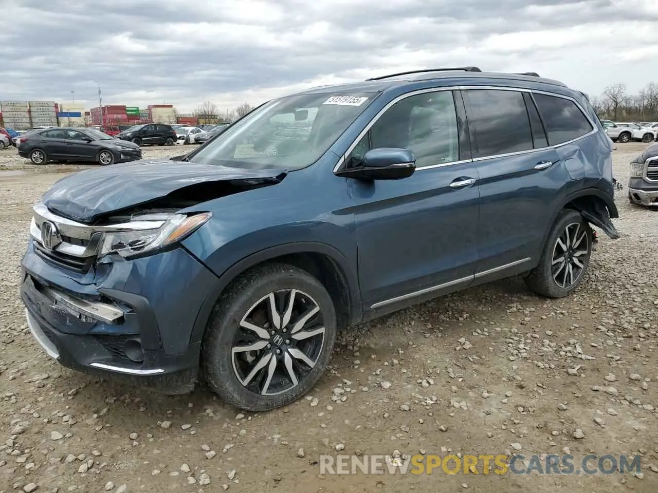 1 fotografías del automóvil dañado 5FNYF6H07MB029043 HONDA PILOT 2021