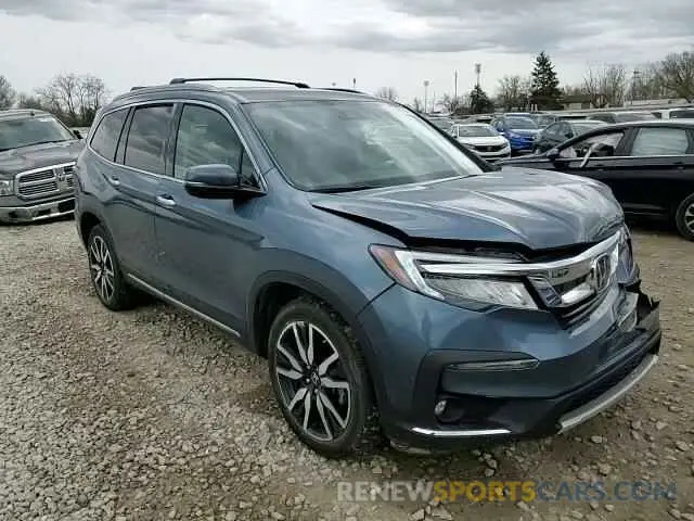 12 fotografías del automóvil dañado 5FNYF6H07MB029043 HONDA PILOT 2021