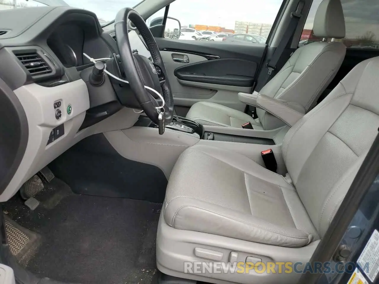 7 fotografías del automóvil dañado 5FNYF6H07MB029043 HONDA PILOT 2021