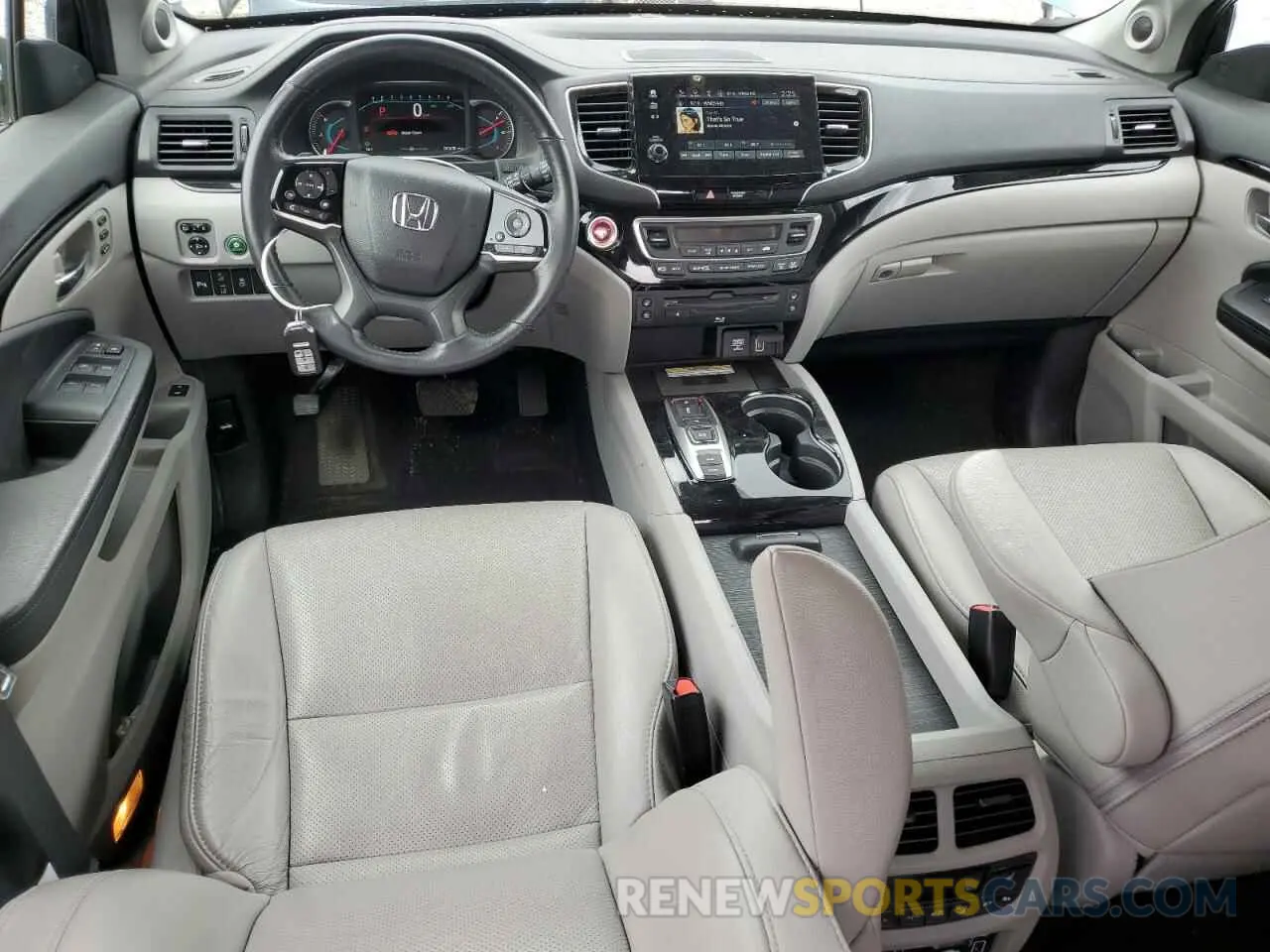 8 fotografías del automóvil dañado 5FNYF6H07MB029043 HONDA PILOT 2021