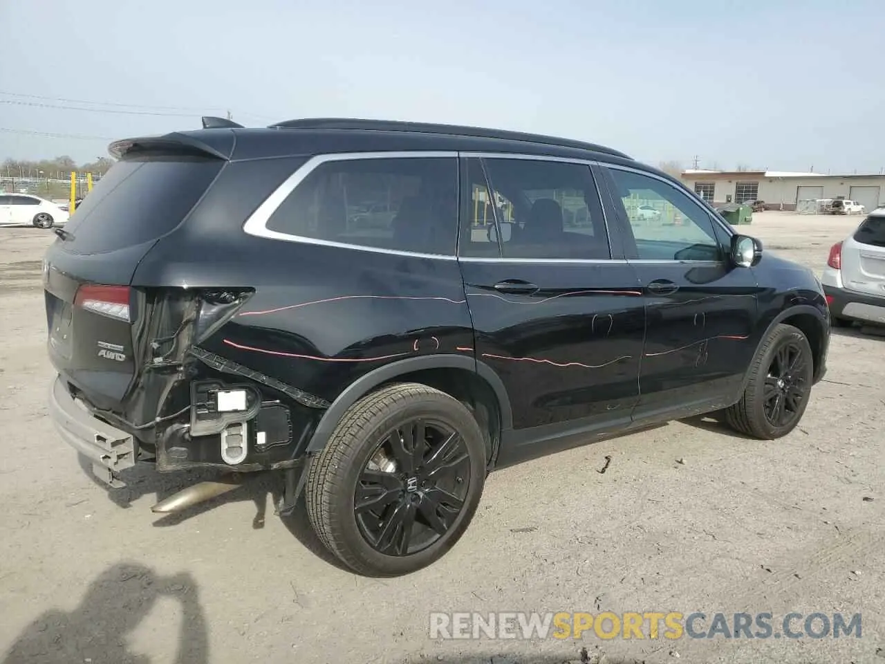 3 fotografías del automóvil dañado 5FNYF6H20MB047434 HONDA PILOT 2021