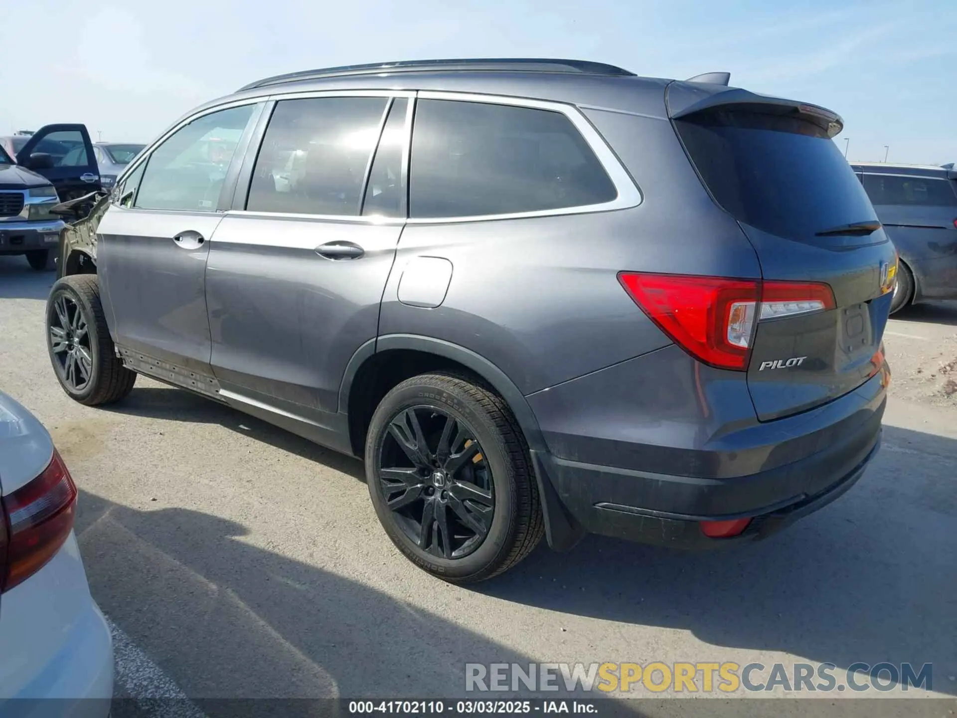 3 fotografías del automóvil dañado 5FNYF6H20MB055503 HONDA PILOT 2021