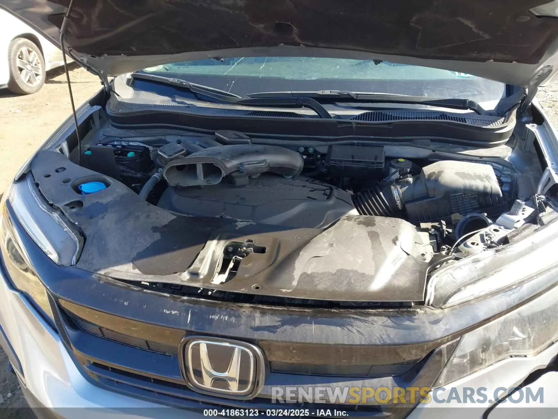 10 fotografías del automóvil dañado 5FNYF6H20MB066095 HONDA PILOT 2021