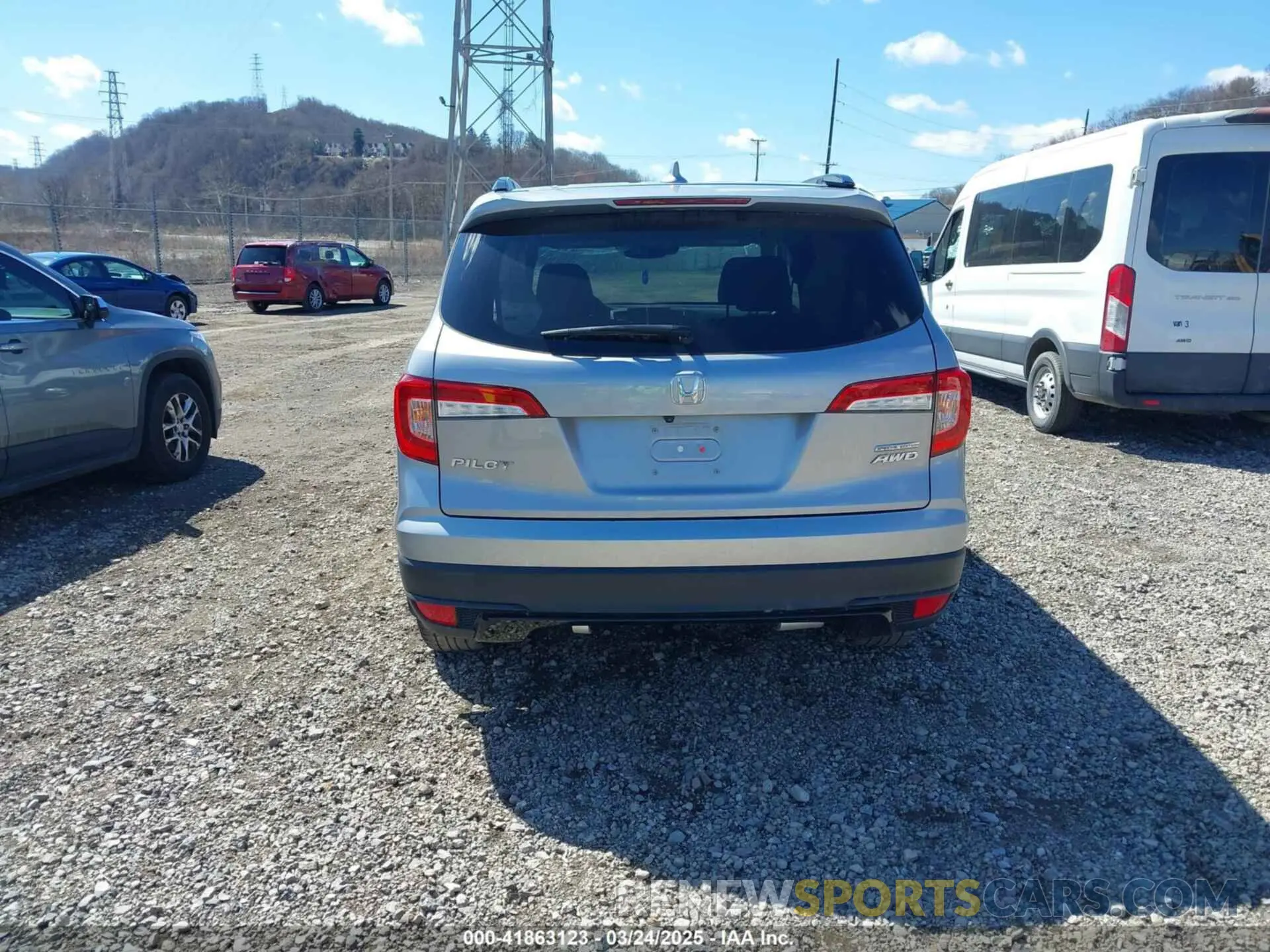 16 fotografías del automóvil dañado 5FNYF6H20MB066095 HONDA PILOT 2021