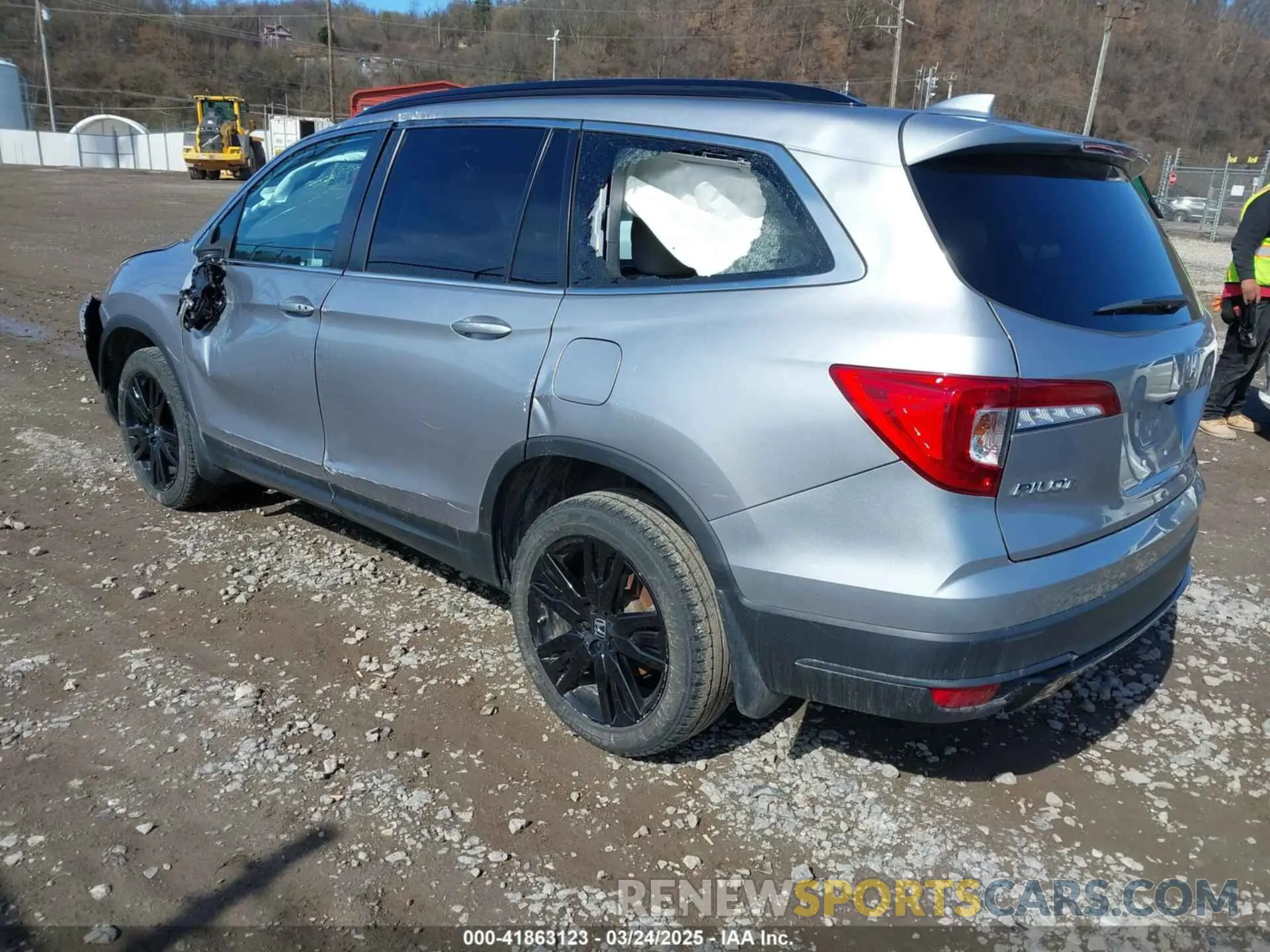 3 fotografías del automóvil dañado 5FNYF6H20MB066095 HONDA PILOT 2021