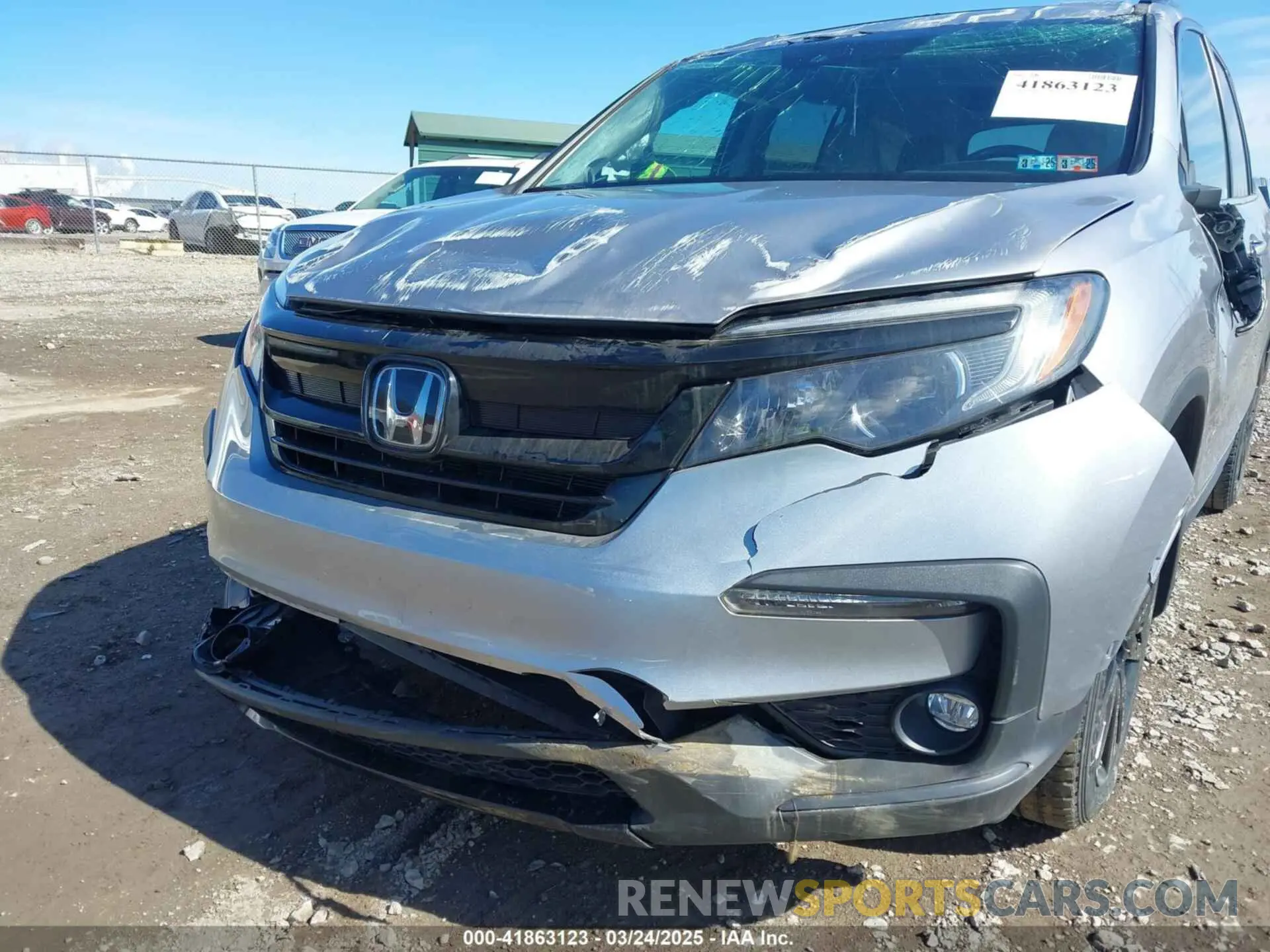 6 fotografías del automóvil dañado 5FNYF6H20MB066095 HONDA PILOT 2021