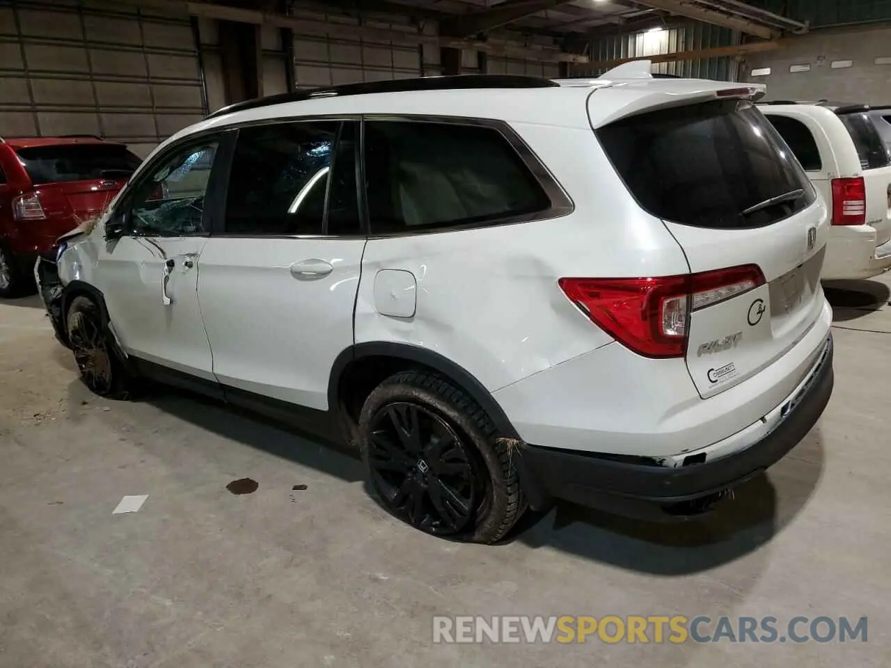 2 fotografías del automóvil dañado 5FNYF6H20MB098822 HONDA PILOT 2021