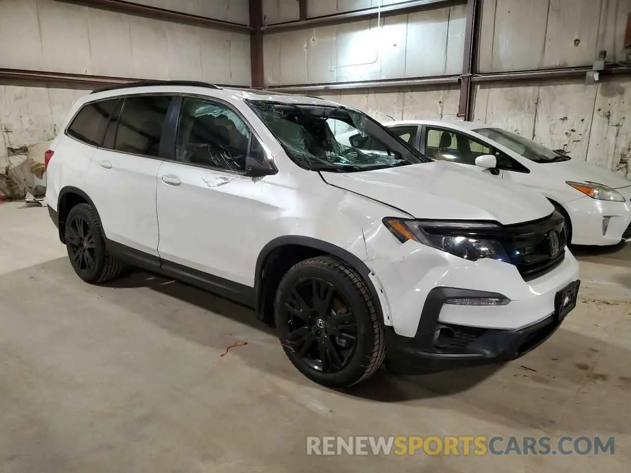 4 fotografías del automóvil dañado 5FNYF6H20MB098822 HONDA PILOT 2021