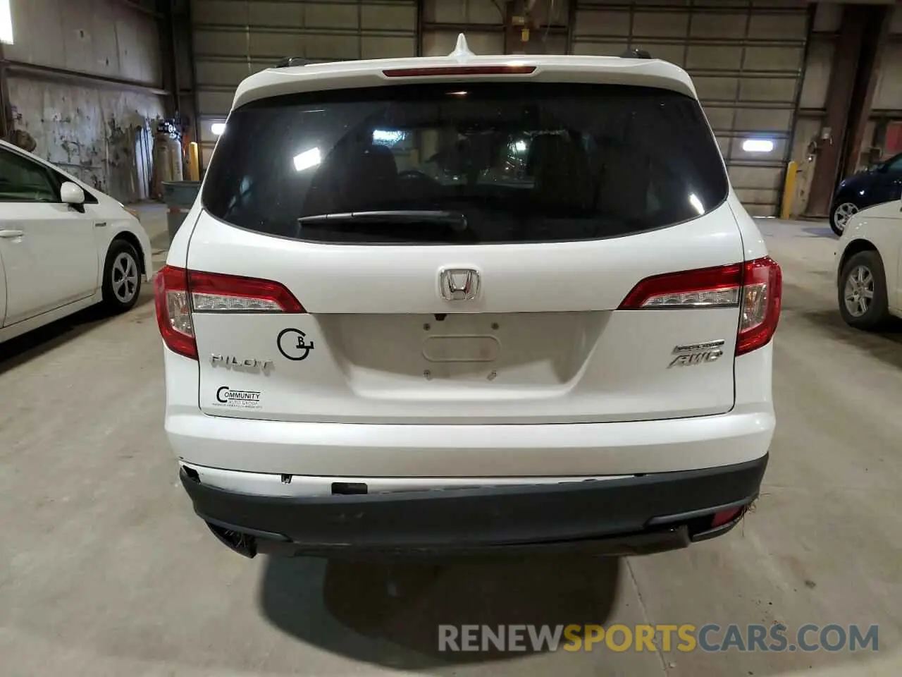6 fotografías del automóvil dañado 5FNYF6H20MB098822 HONDA PILOT 2021