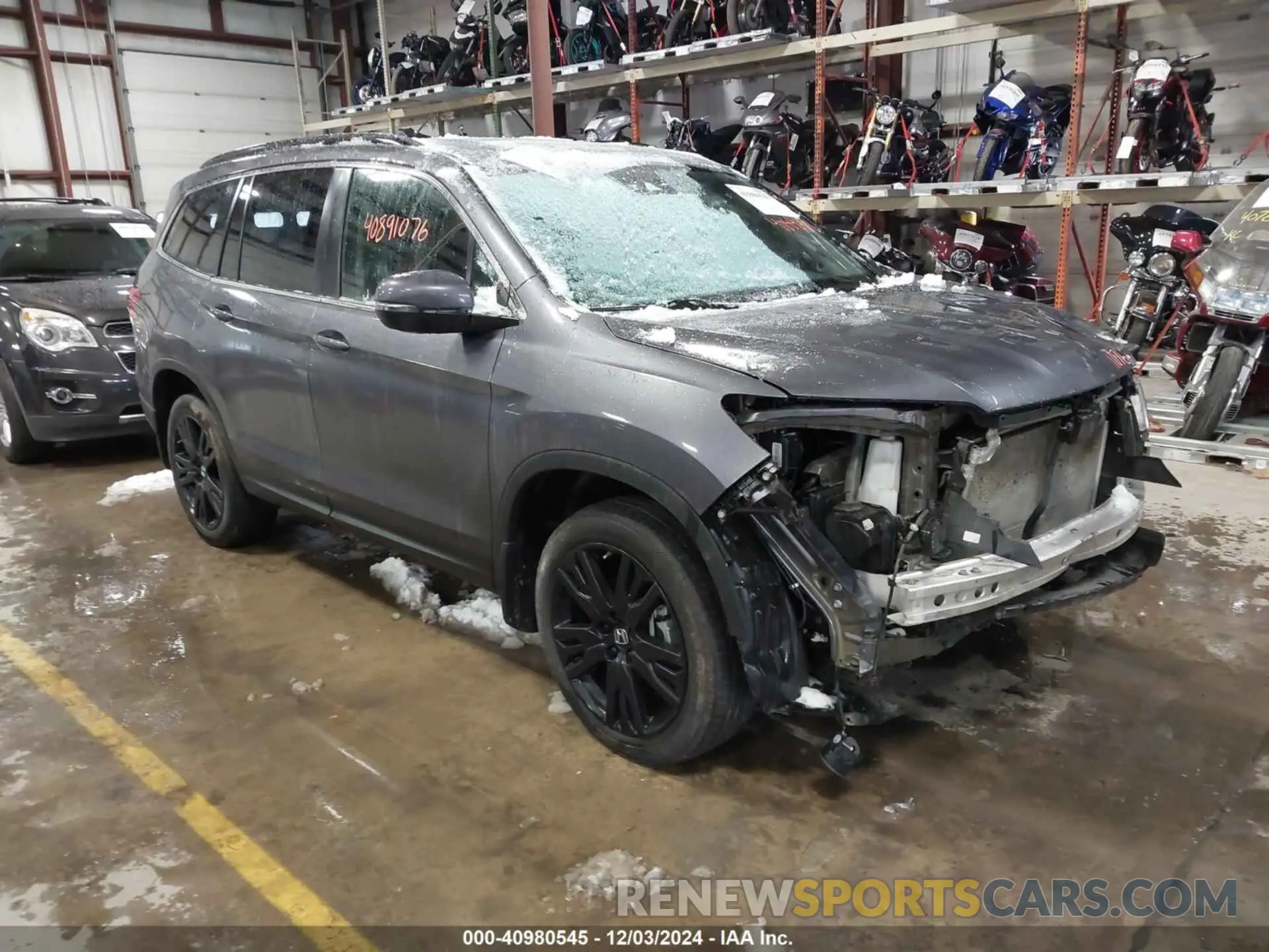 1 fotografías del automóvil dañado 5FNYF6H22MB039030 HONDA PILOT 2021