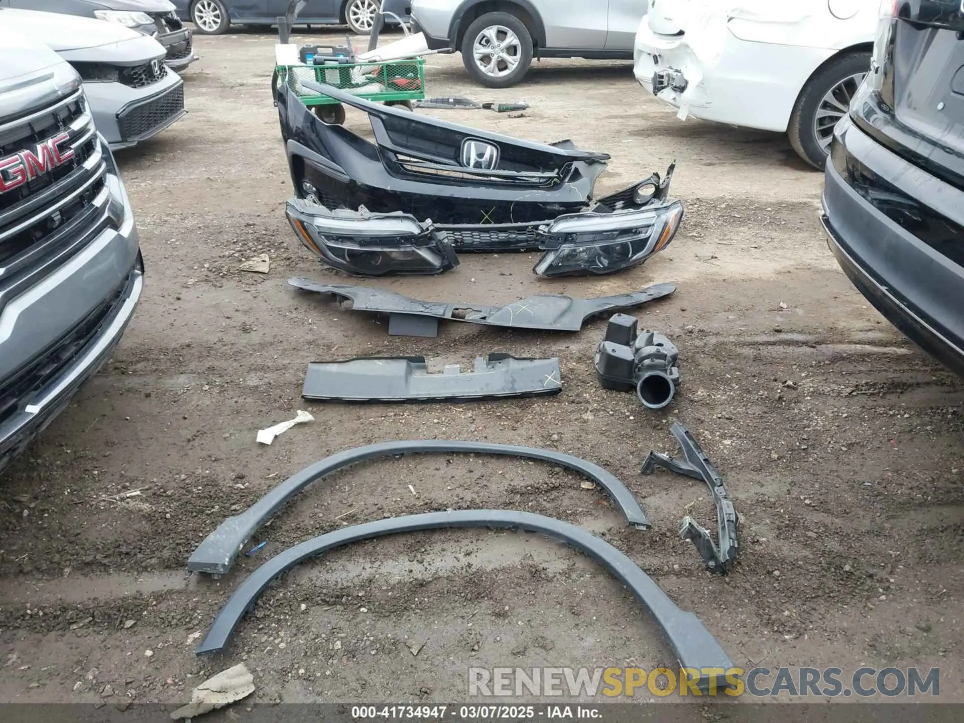 12 fotografías del automóvil dañado 5FNYF6H23MB004612 HONDA PILOT 2021