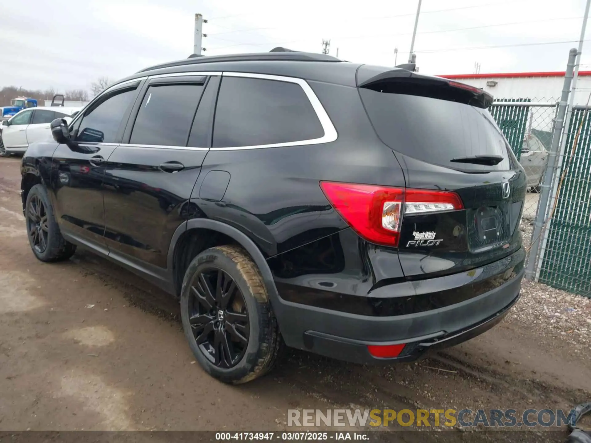 3 fotografías del automóvil dañado 5FNYF6H23MB004612 HONDA PILOT 2021