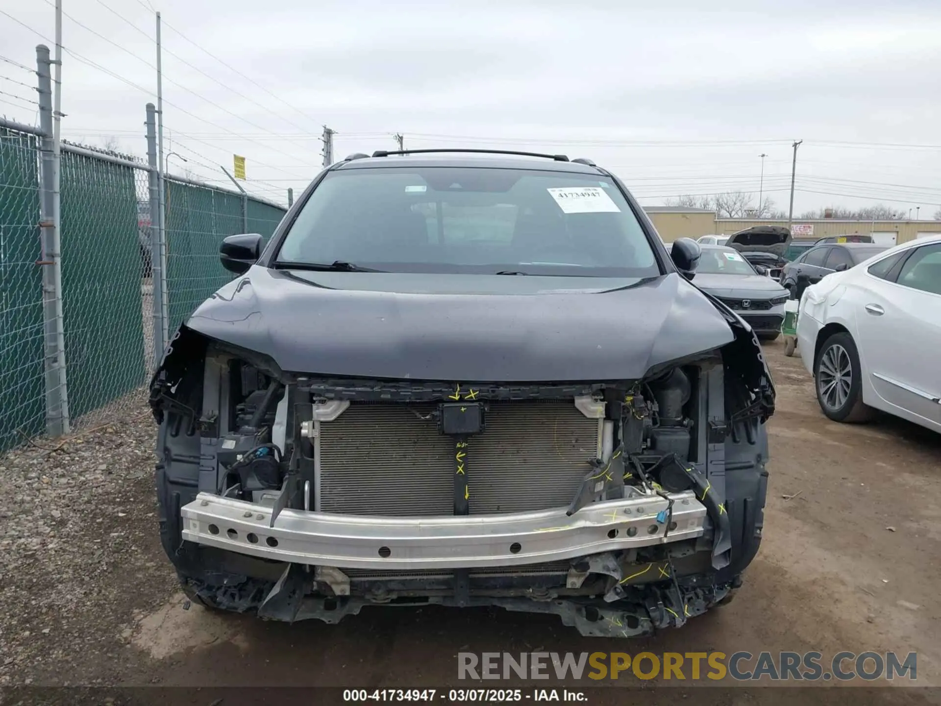6 fotografías del automóvil dañado 5FNYF6H23MB004612 HONDA PILOT 2021