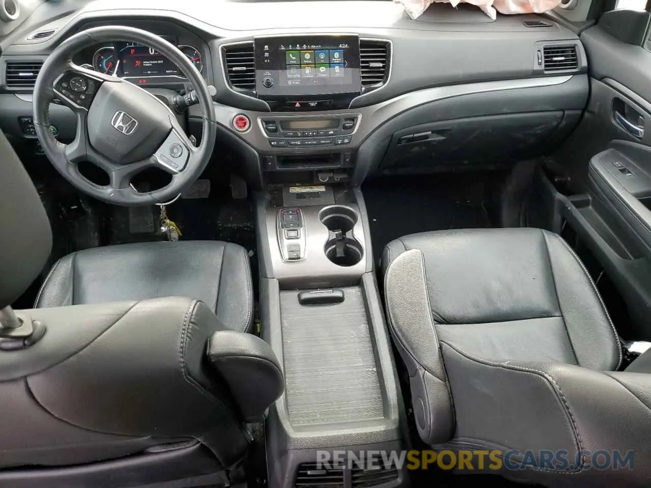 8 fotografías del automóvil dañado 5FNYF6H24MB029437 HONDA PILOT 2021