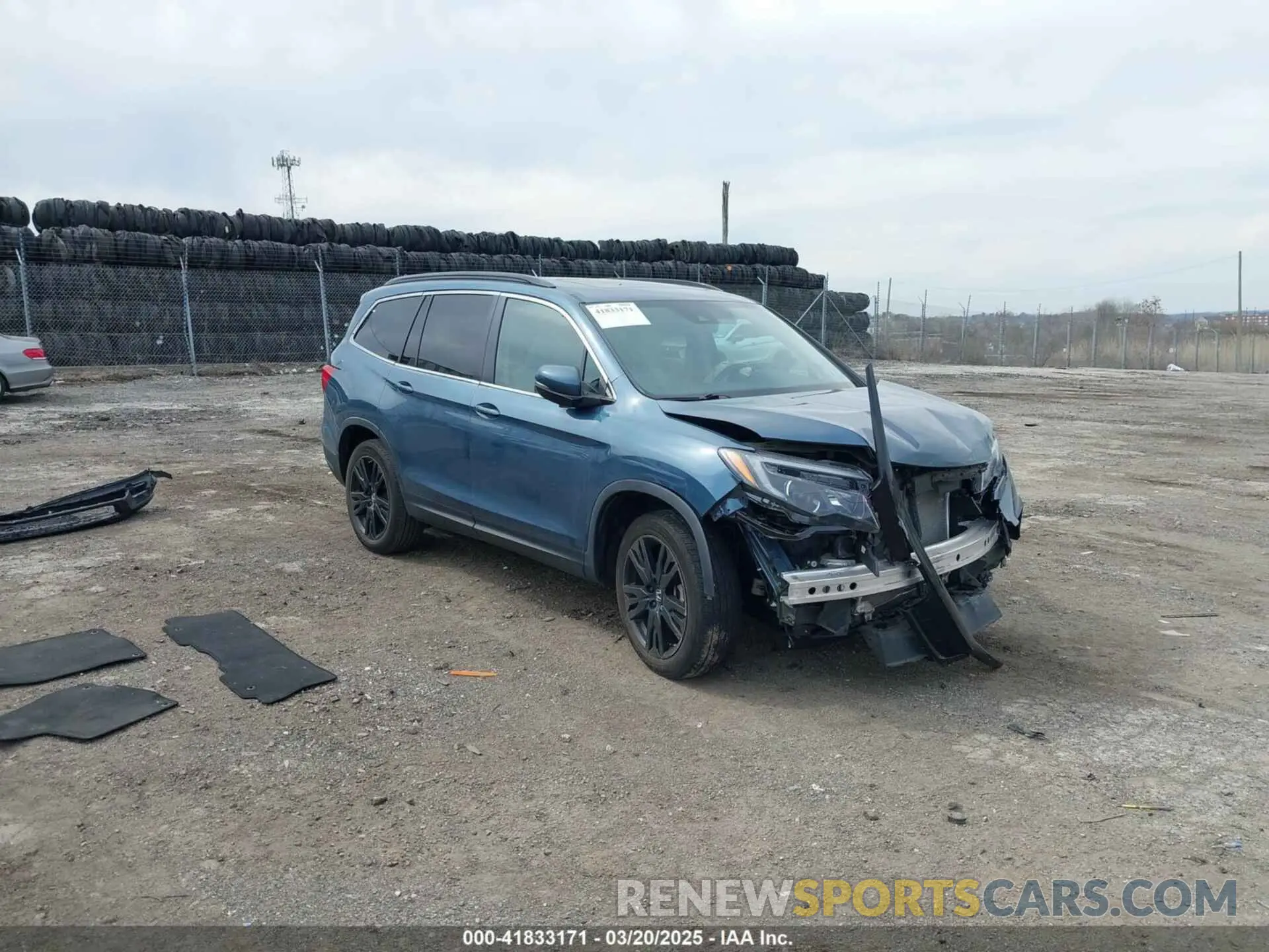 1 fotografías del automóvil dañado 5FNYF6H25MB024702 HONDA PILOT 2021
