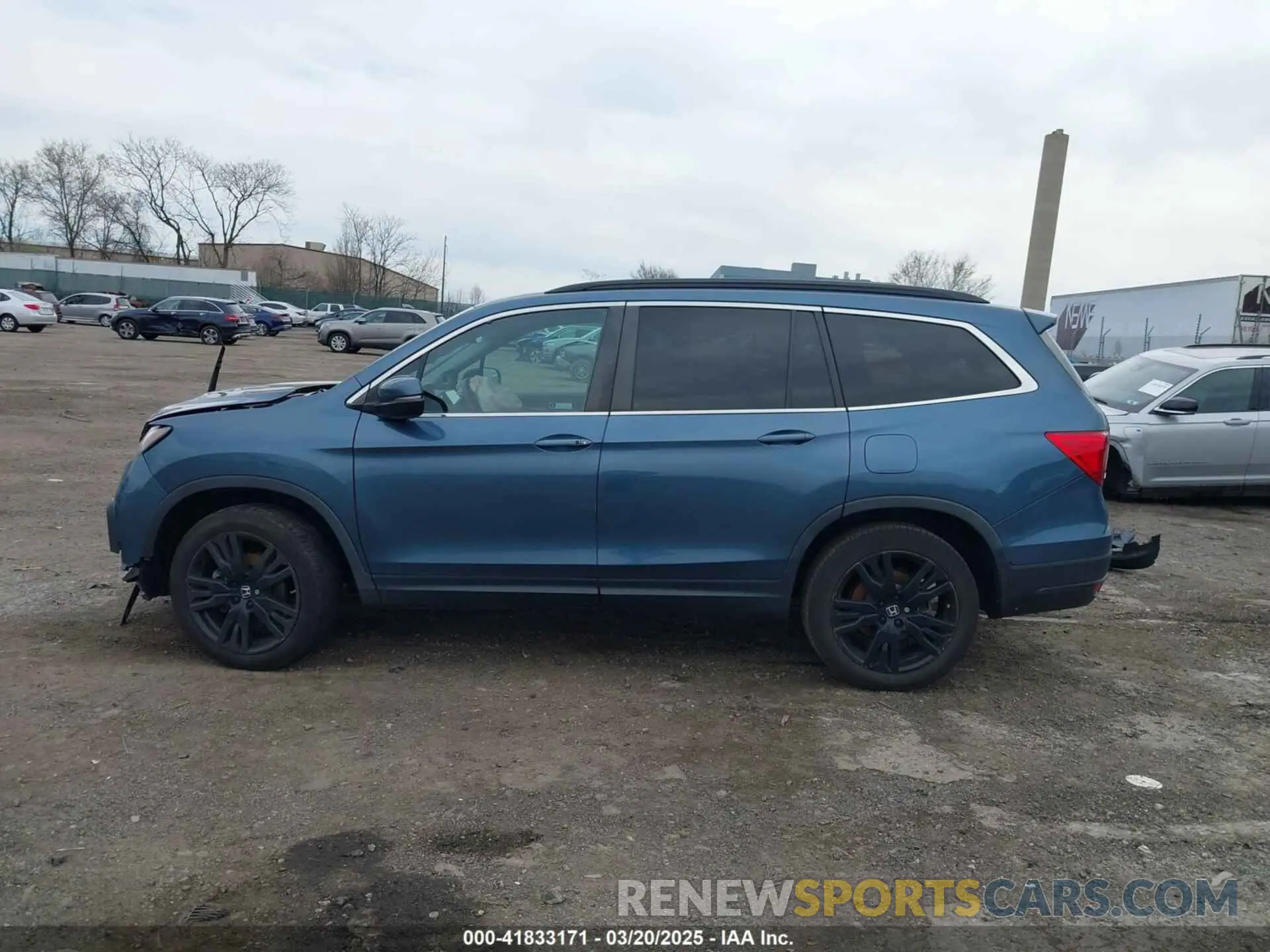 15 fotografías del automóvil dañado 5FNYF6H25MB024702 HONDA PILOT 2021