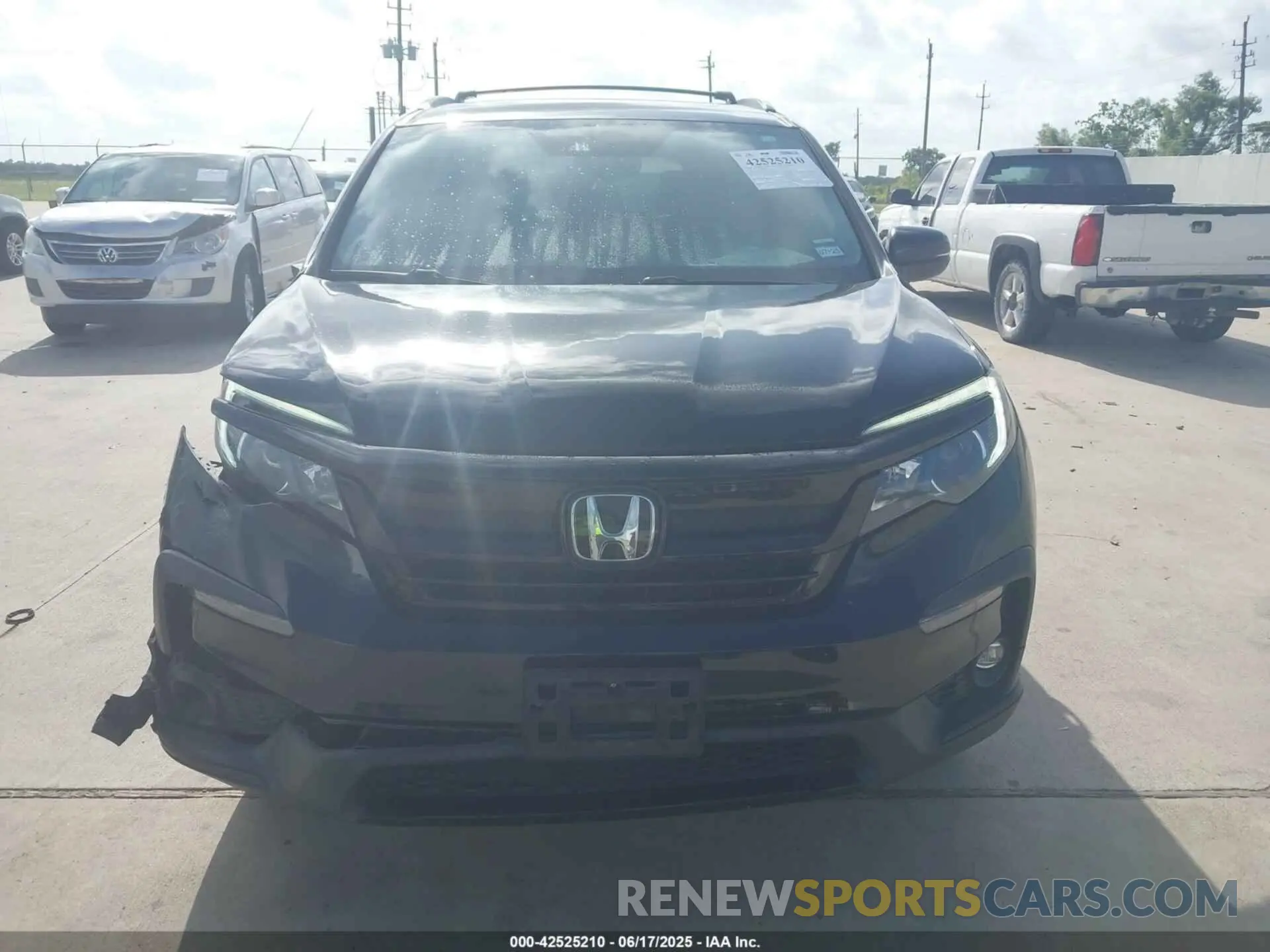 12 fotografías del automóvil dañado 5FNYF6H25MB042875 HONDA PILOT 2021