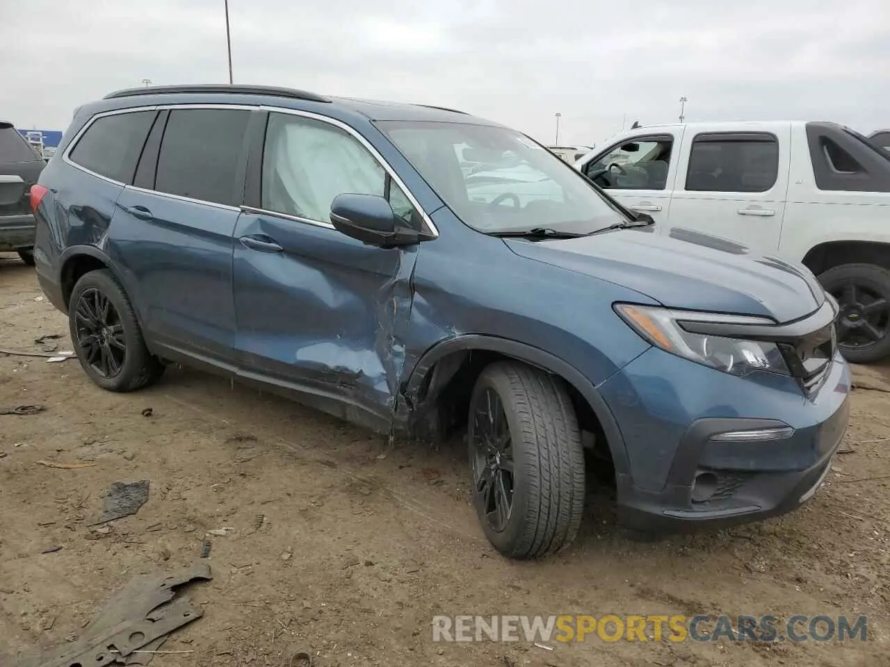 4 fotografías del automóvil dañado 5FNYF6H25MB083023 HONDA PILOT 2021