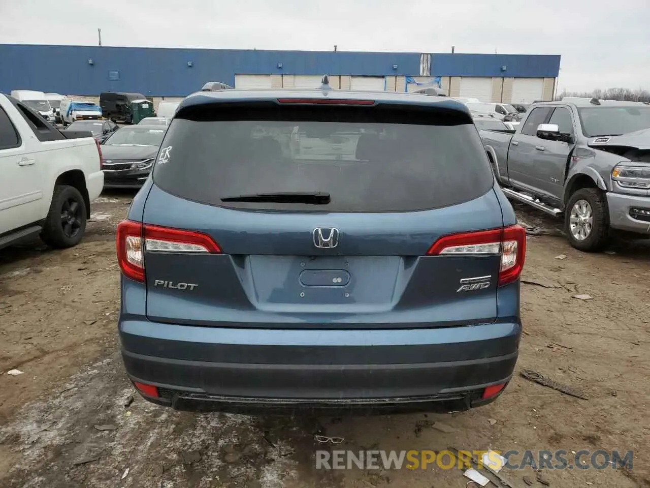 6 fotografías del automóvil dañado 5FNYF6H25MB083023 HONDA PILOT 2021