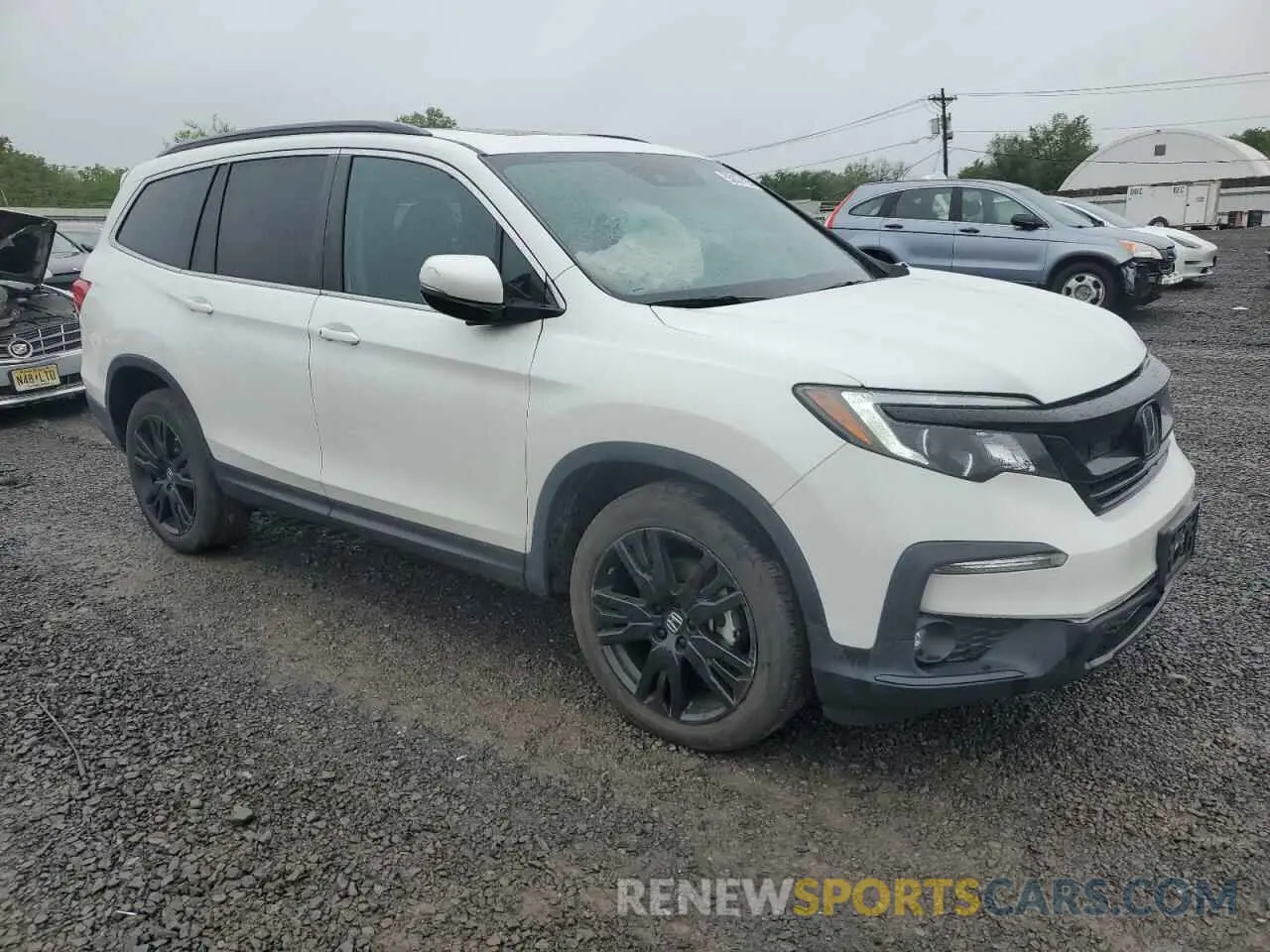 4 fotografías del automóvil dañado 5FNYF6H26MB098145 HONDA PILOT 2021