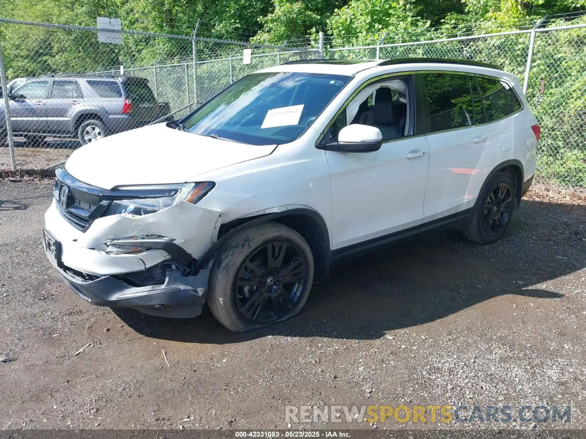 2 fotografías del automóvil dañado 5FNYF6H26MB102565 HONDA PILOT 2021