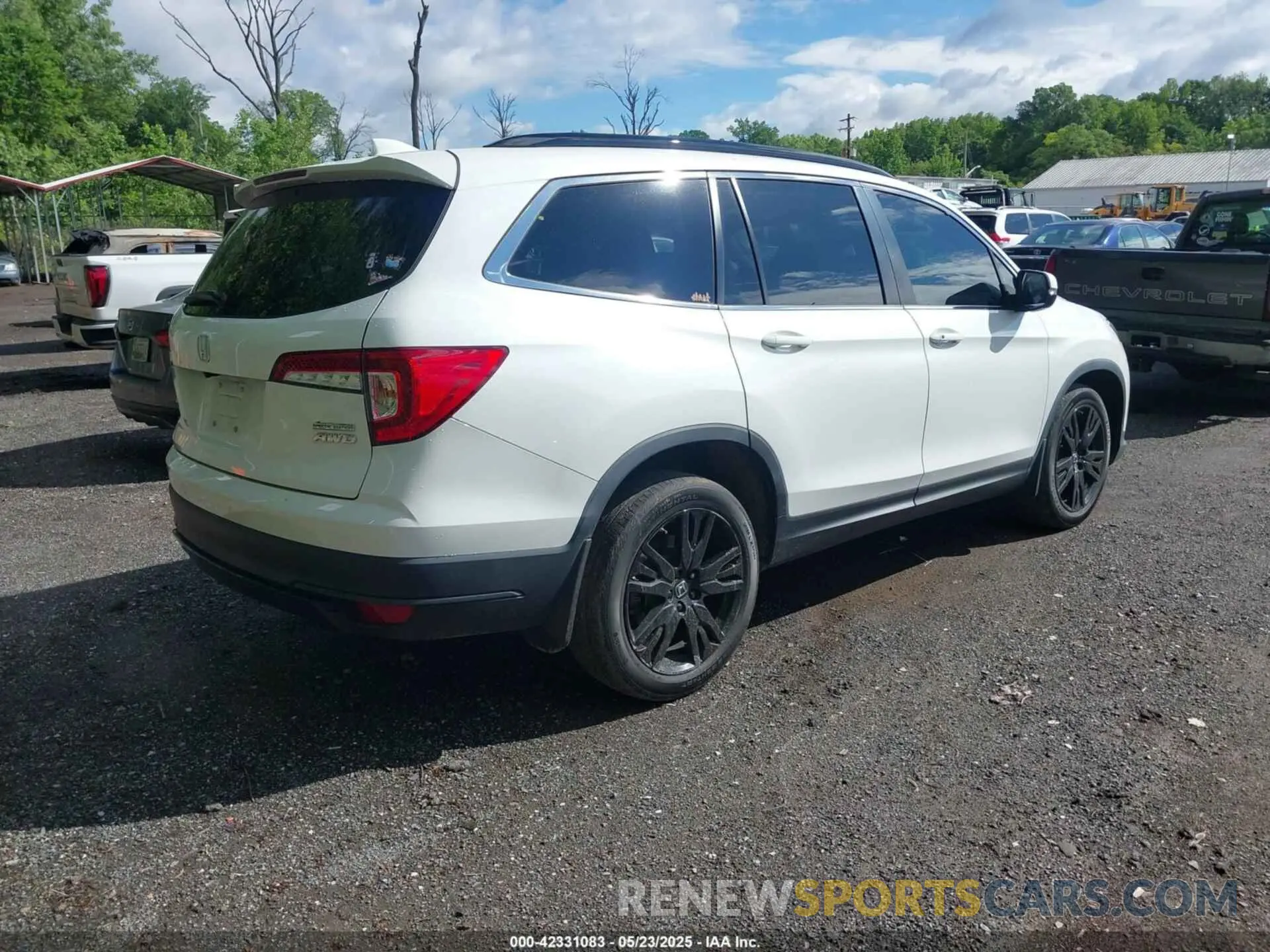 4 fotografías del automóvil dañado 5FNYF6H26MB102565 HONDA PILOT 2021