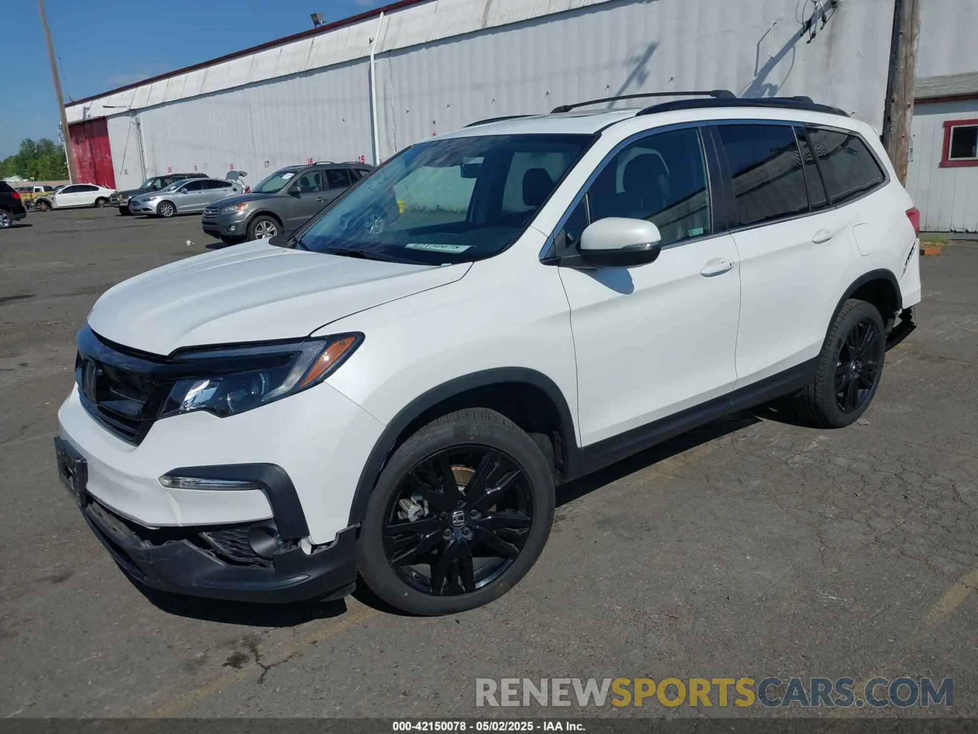 2 fotografías del automóvil dañado 5FNYF6H27MB066014 HONDA PILOT 2021