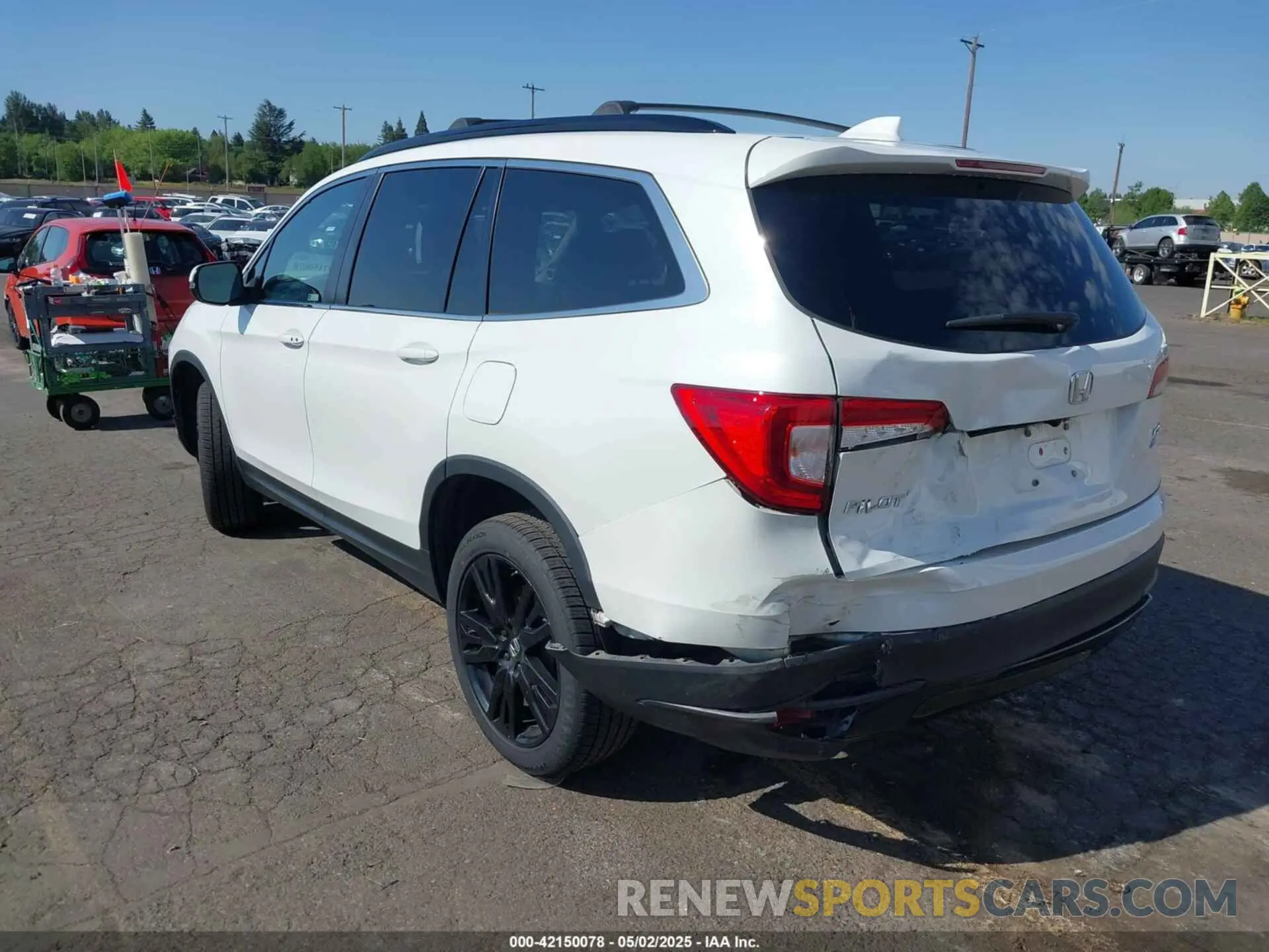 3 fotografías del automóvil dañado 5FNYF6H27MB066014 HONDA PILOT 2021
