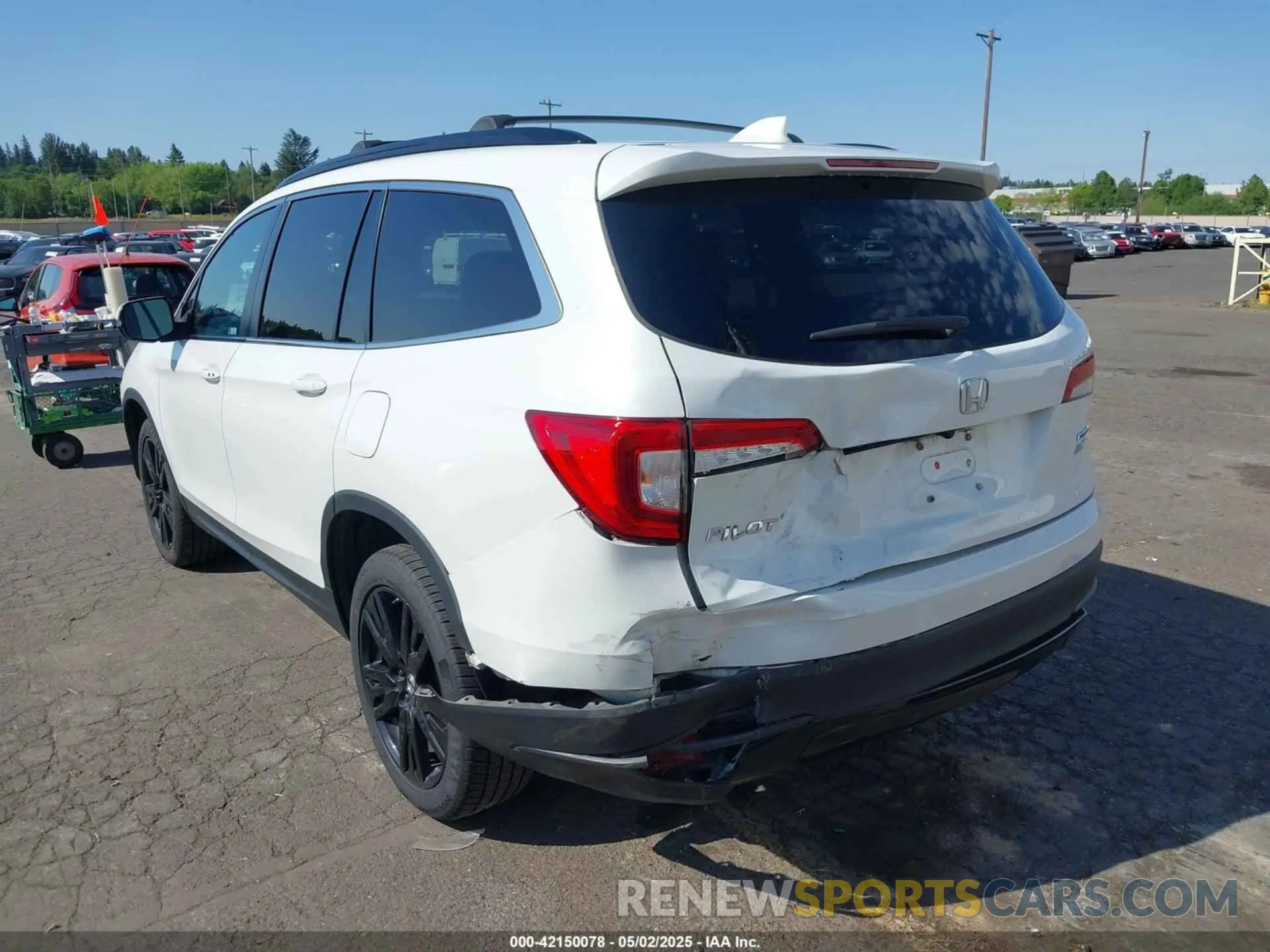 6 fotografías del automóvil dañado 5FNYF6H27MB066014 HONDA PILOT 2021