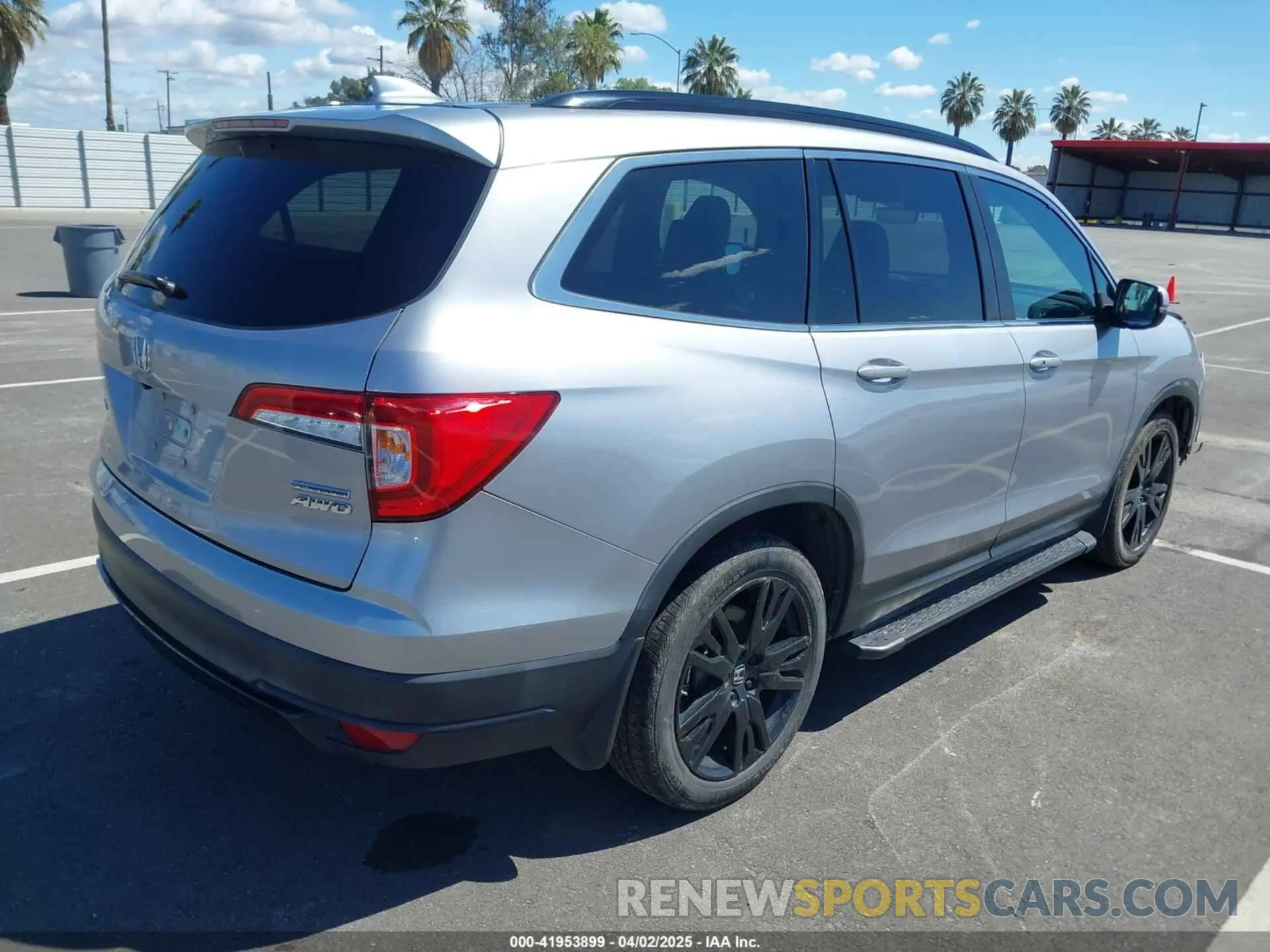 4 fotografías del automóvil dañado 5FNYF6H27MB094704 HONDA PILOT 2021