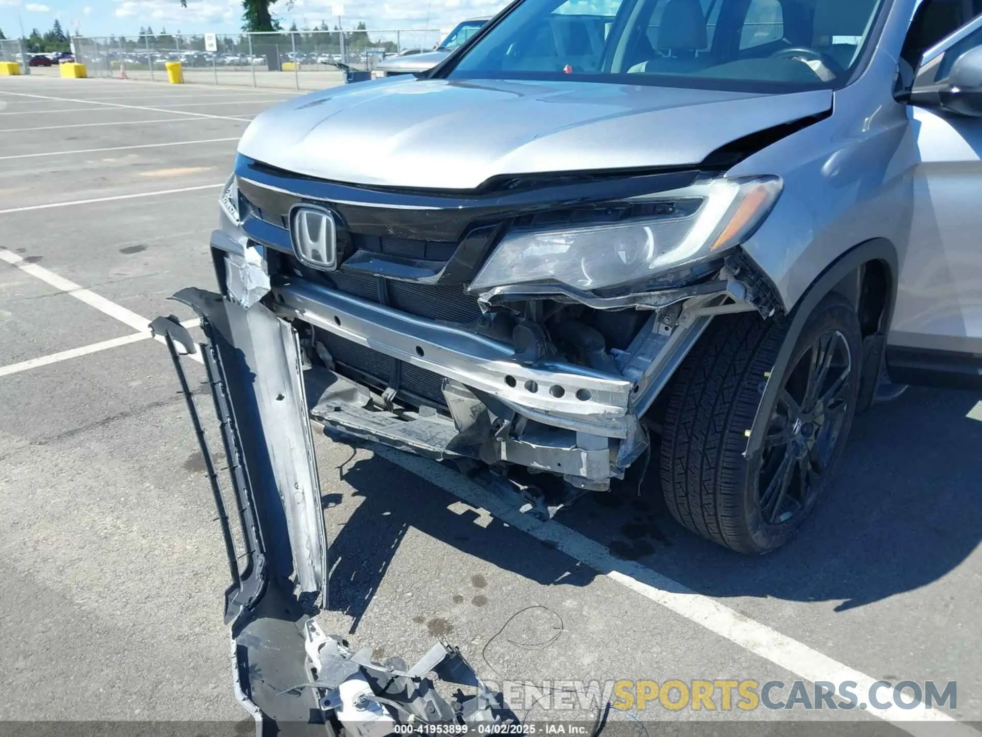 6 fotografías del automóvil dañado 5FNYF6H27MB094704 HONDA PILOT 2021