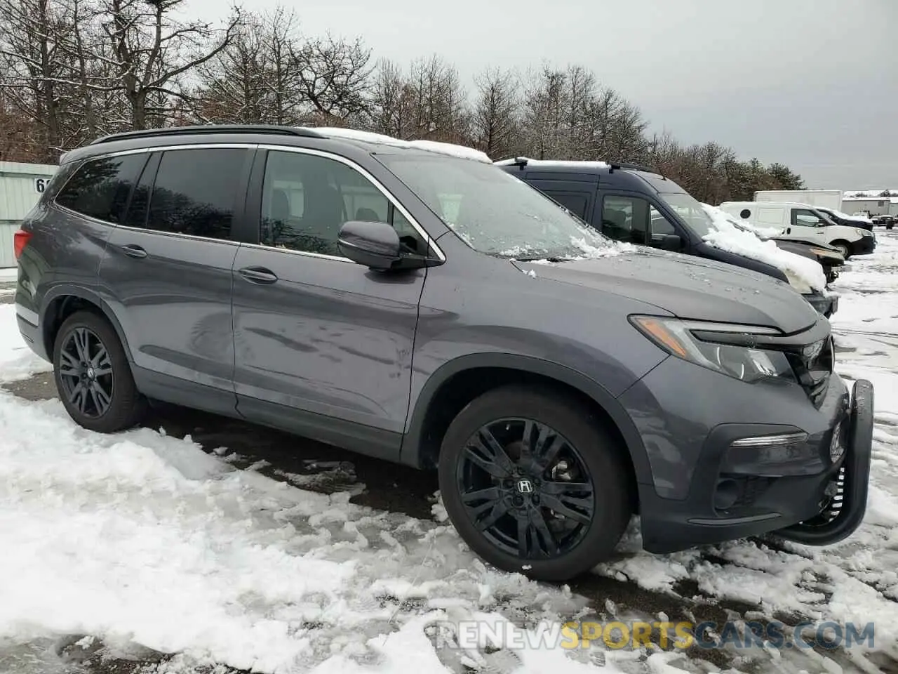 4 fotografías del automóvil dañado 5FNYF6H27MB096419 HONDA PILOT 2021