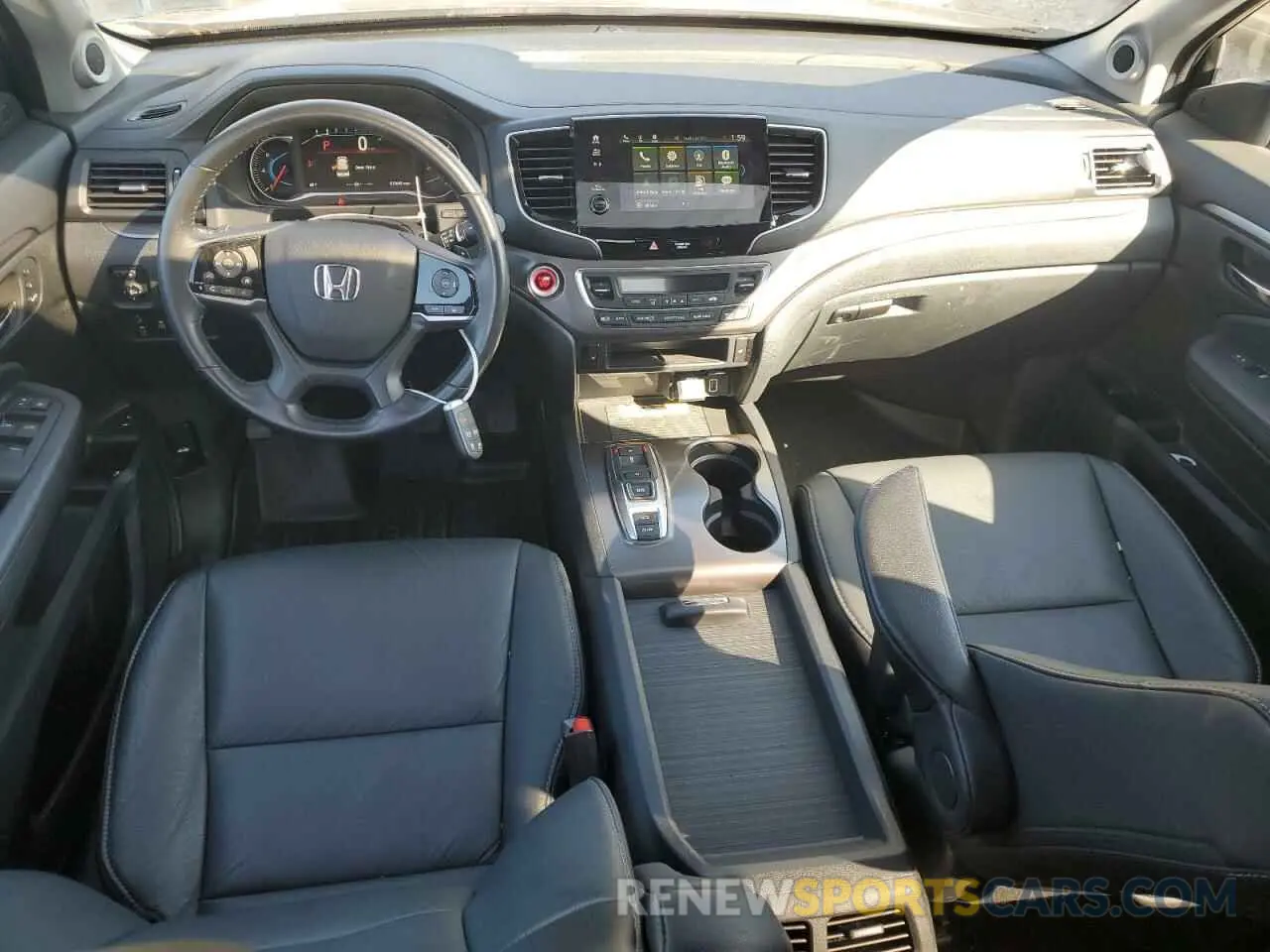 8 fotografías del automóvil dañado 5FNYF6H27MB096419 HONDA PILOT 2021