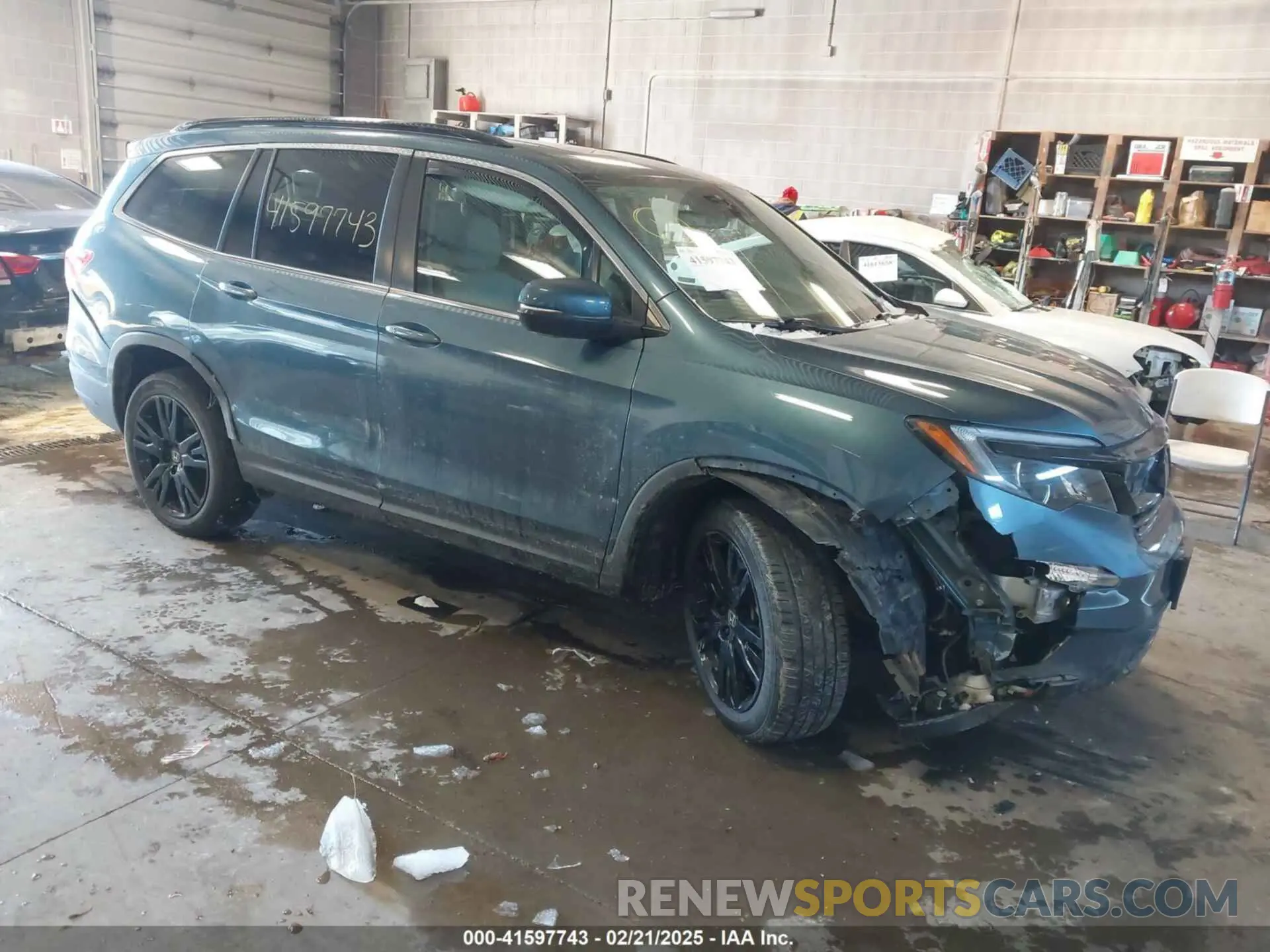 1 fotografías del automóvil dañado 5FNYF6H28MB009000 HONDA PILOT 2021