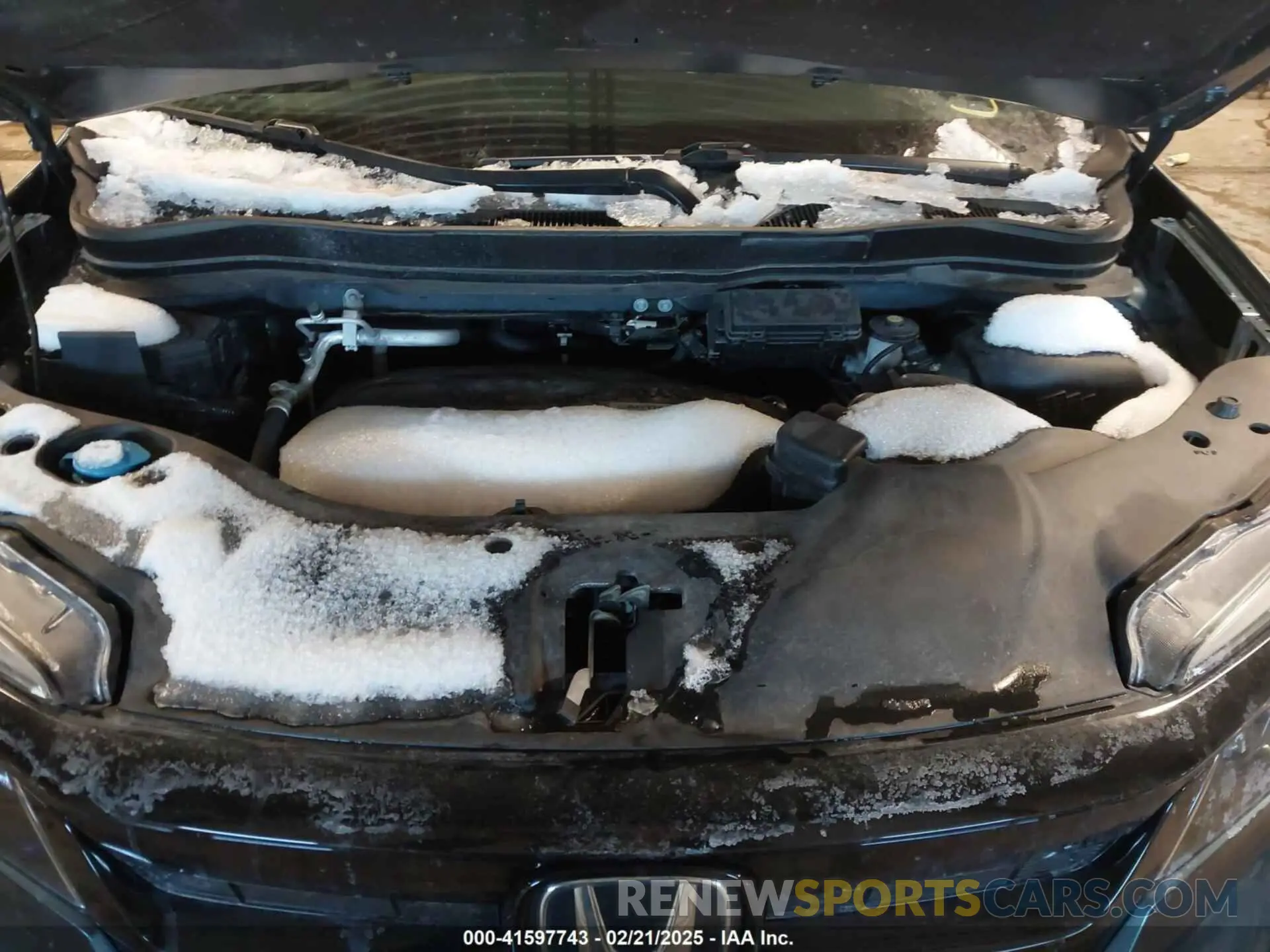 10 fotografías del automóvil dañado 5FNYF6H28MB009000 HONDA PILOT 2021