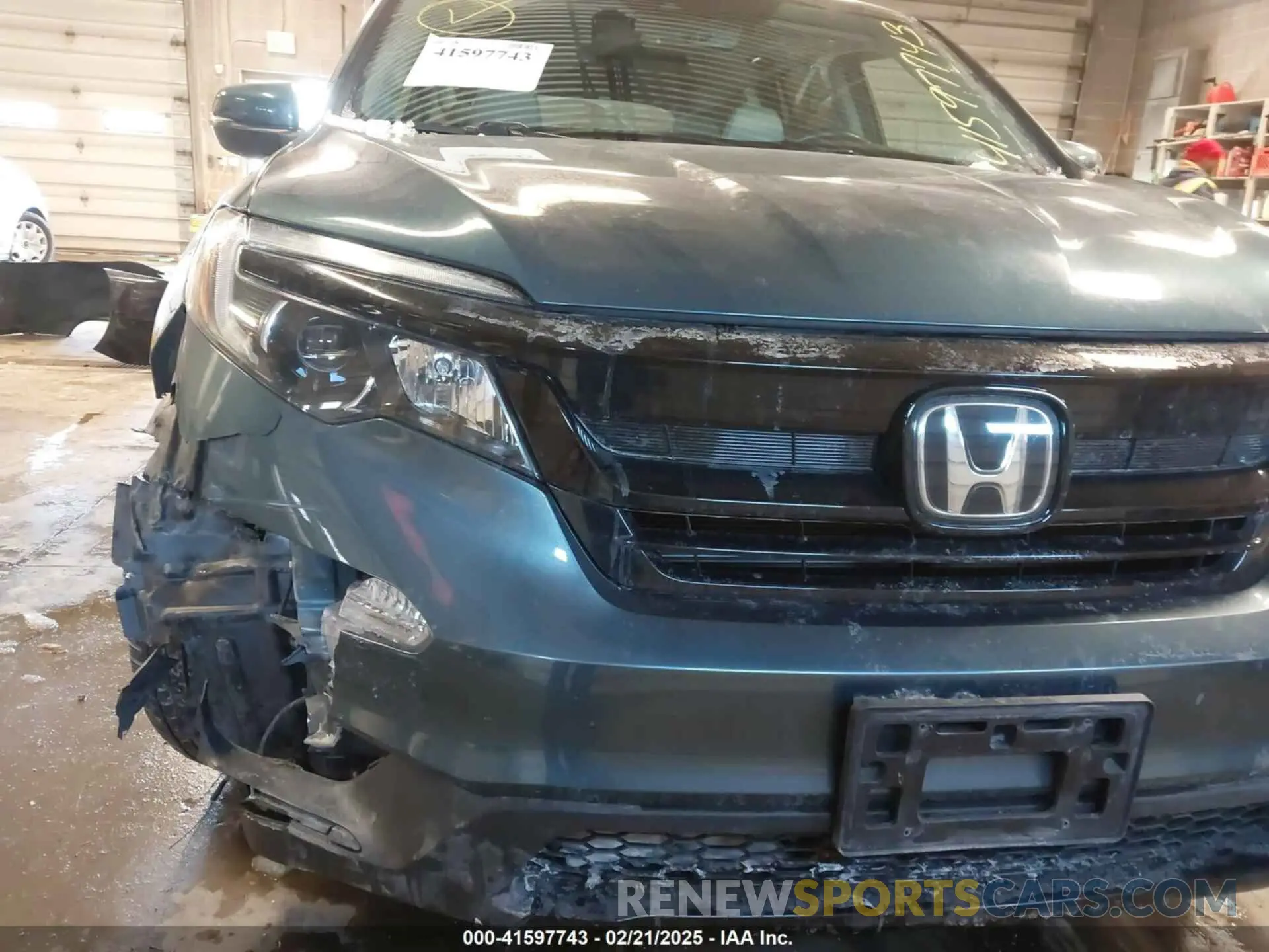 17 fotografías del automóvil dañado 5FNYF6H28MB009000 HONDA PILOT 2021